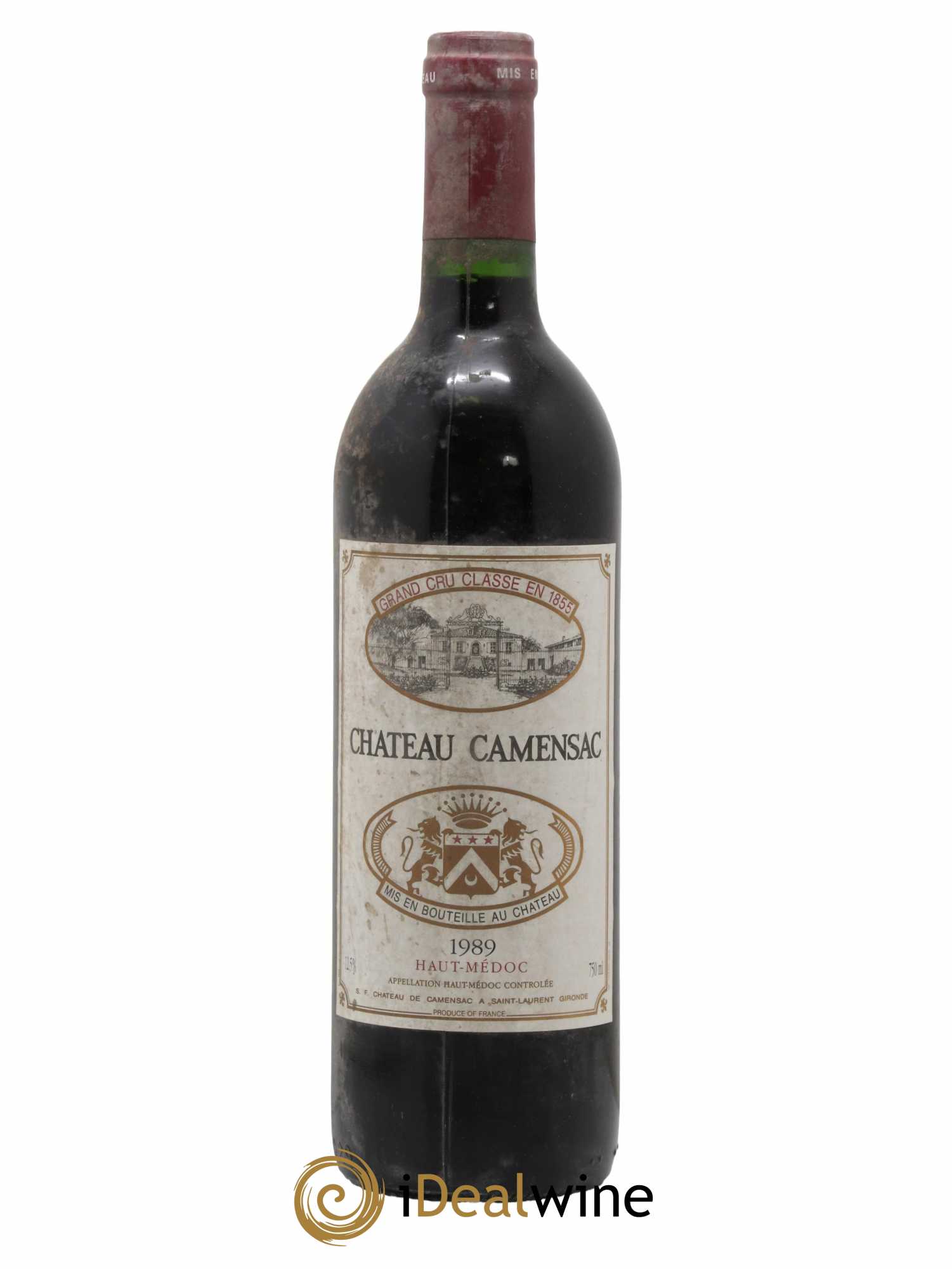 Château Camensac 5ème Grand Cru Classé 1989 - Lot de 1 bouteille - 0