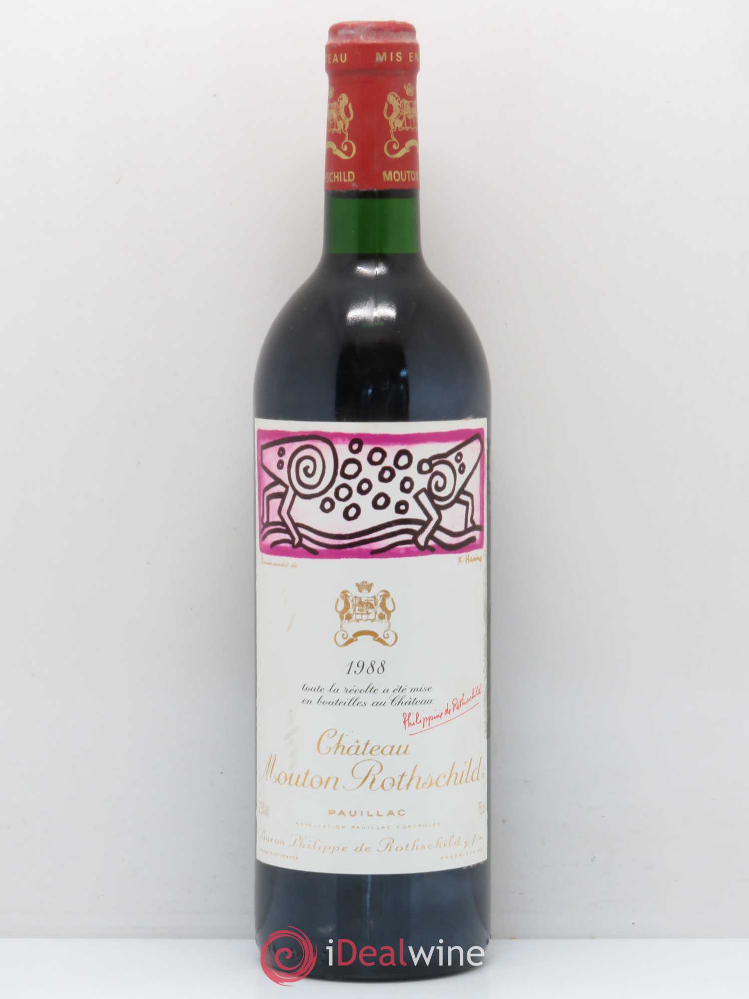 ムートン 1988 Chateau Mouton Rothschild 1988 Chateau Mouton Rothschild 🍷 Antikwein - Buy vintage wine