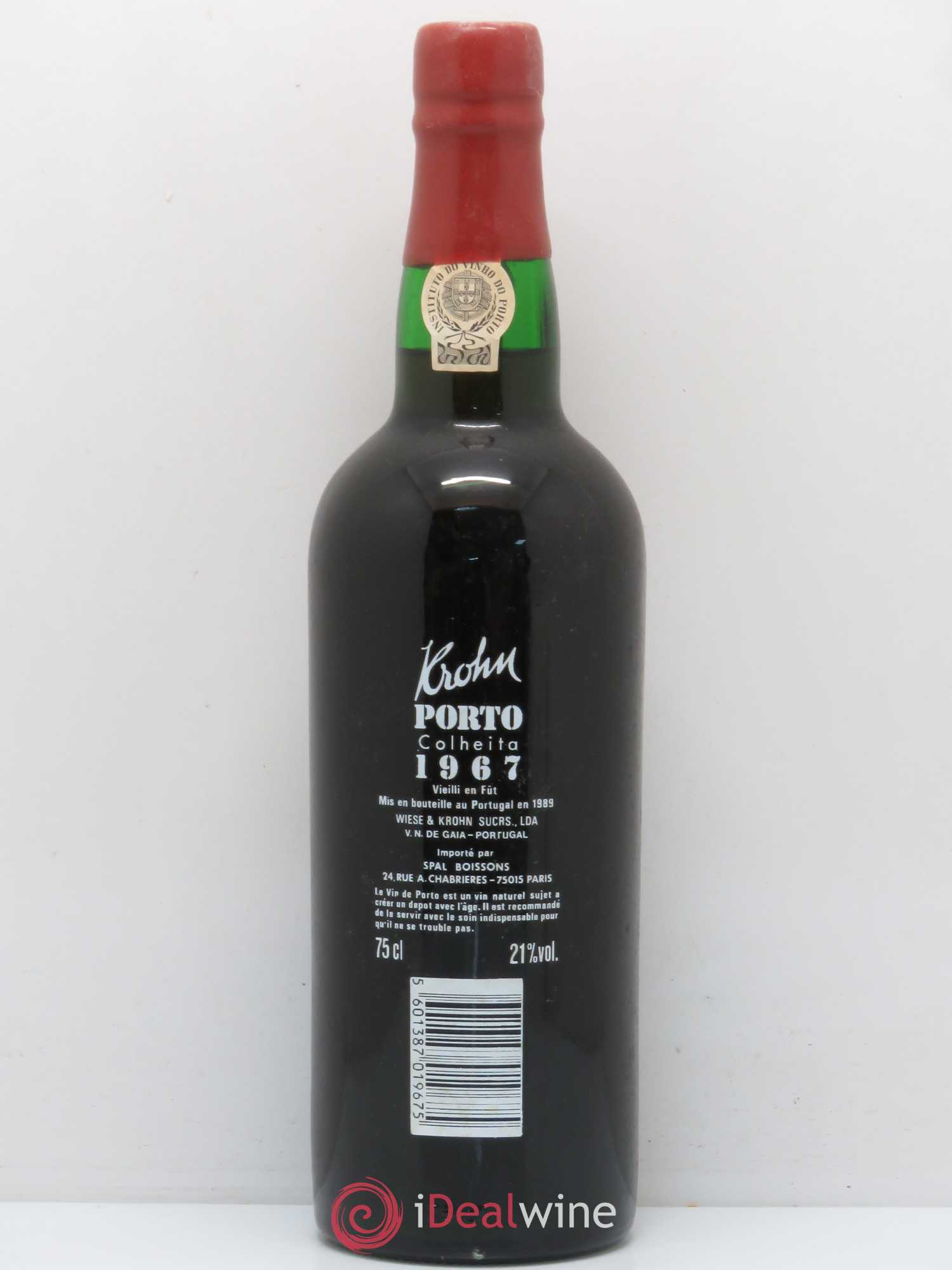 Porto Krohn 1967 - Lot de 1 bouteille - 1