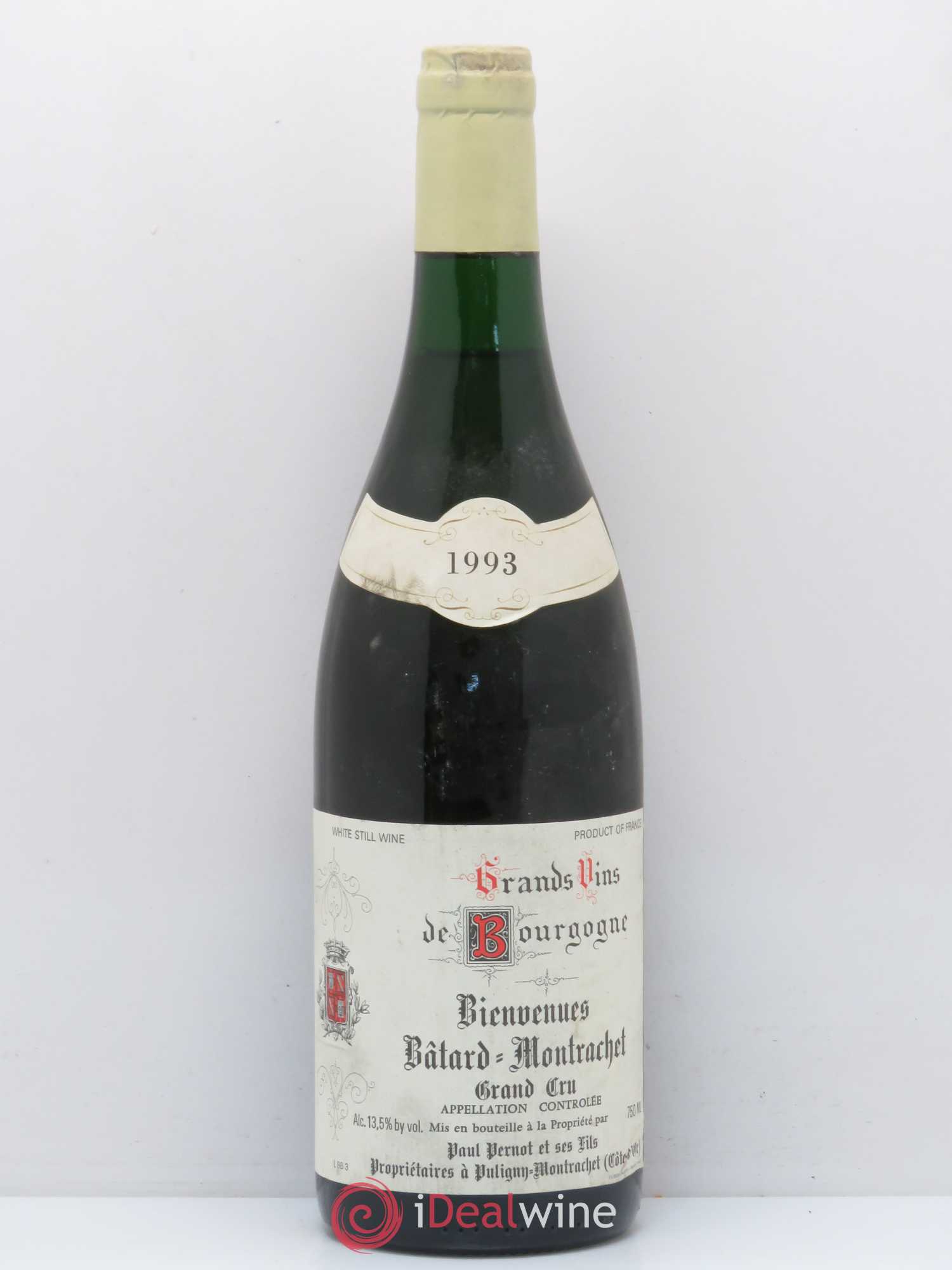 Bienvenues-Bâtard-Montrachet Grand Cru Pernot 1993 - Lot de 1 bouteille - 0