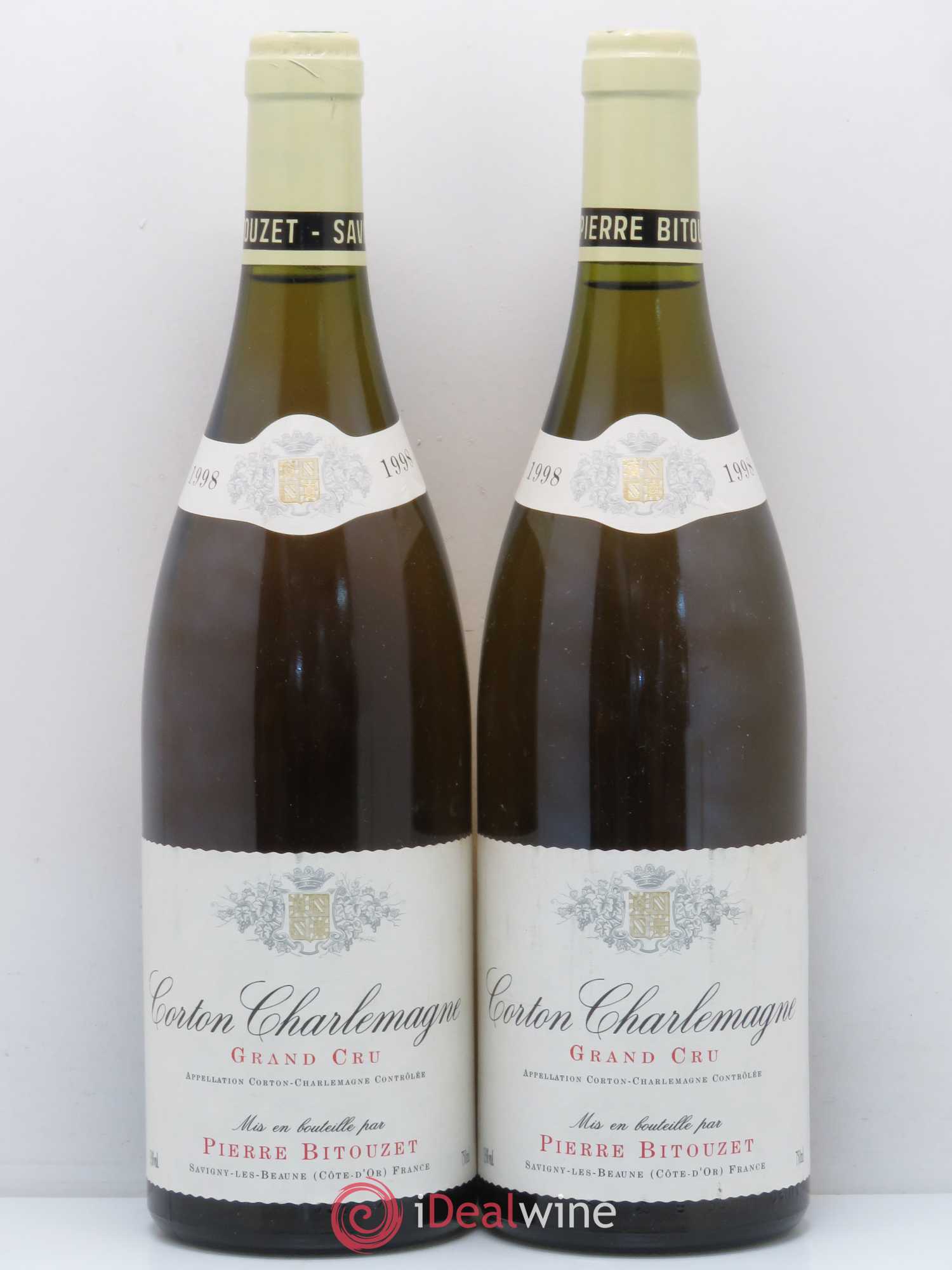 Corton-Charlemagne Grand Cru Domaine Pierre Bitouzet 1998 - Posten von 2 Flaschen - 0
