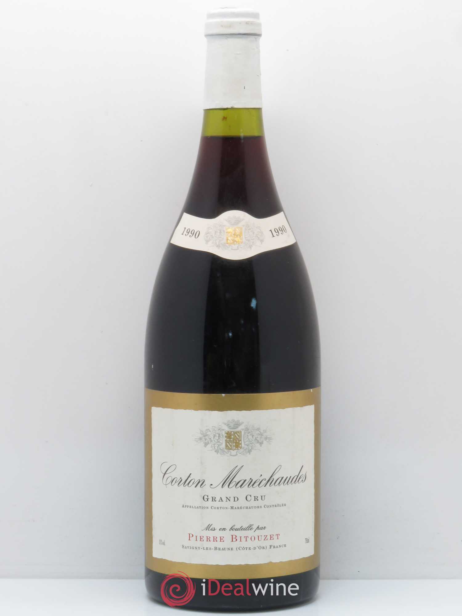 Corton Grand Cru Maréchaudes Domaine Pierre Bitouzet 1990 - Posten von 1 Magnum - 0