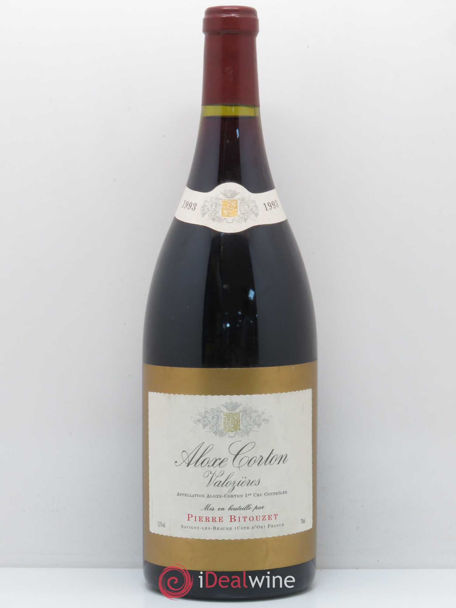 Aloxe-Corton 1er Cru Valozières Domaine Pierre Bitouzet 1993 - Posten von 1 Magnum - 0