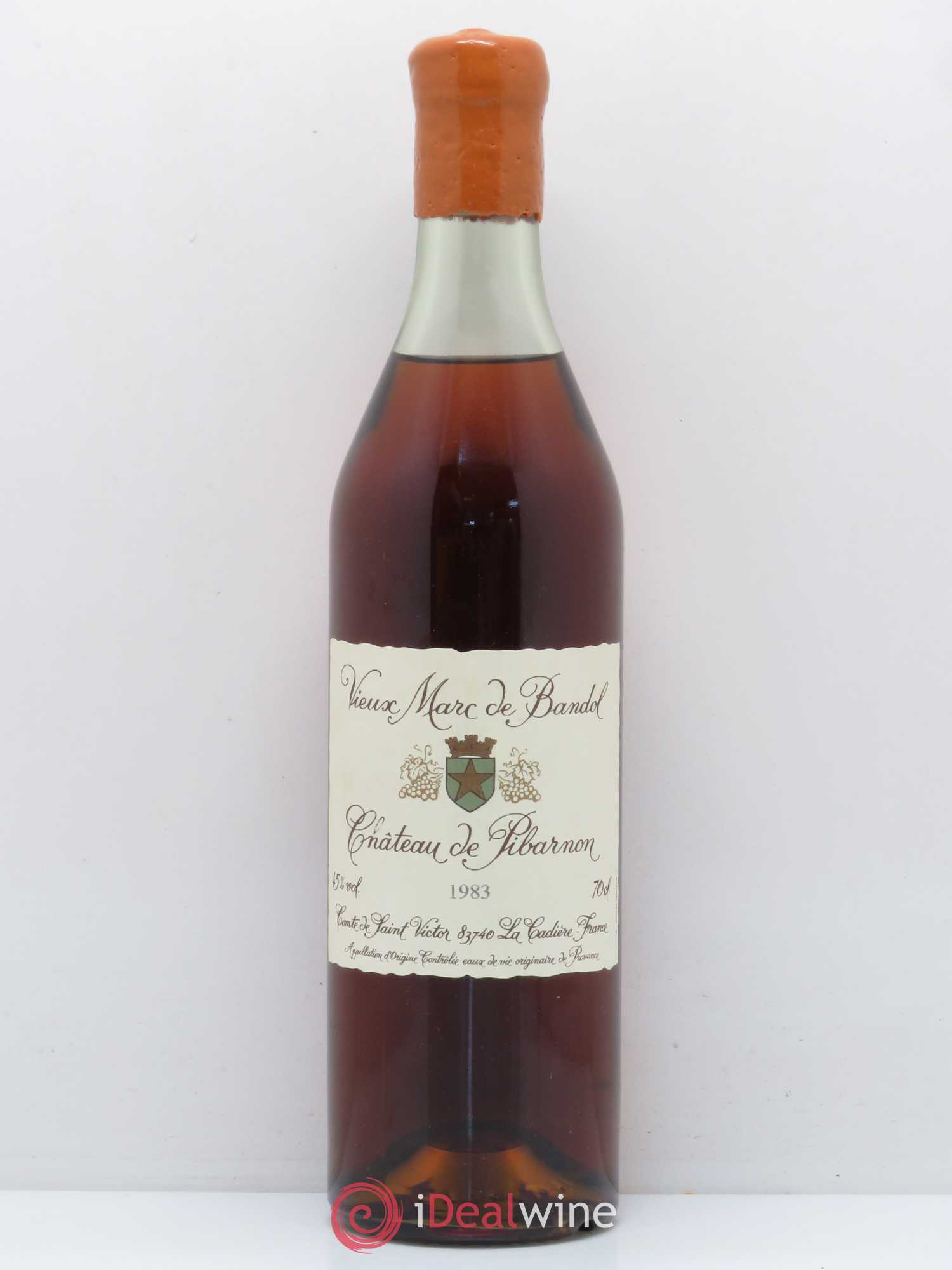 Bandol Vieux Marc Château de Pibarnon La Cadière 1983 - Posten von 1 Flasche - 0