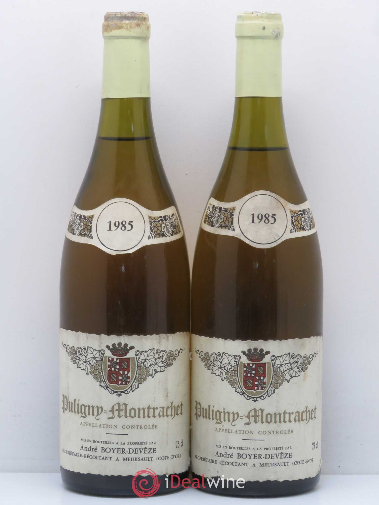Puligny-Montrachet Cru Boyer Deveze 1985 - Posten von 2 Flaschen - 0