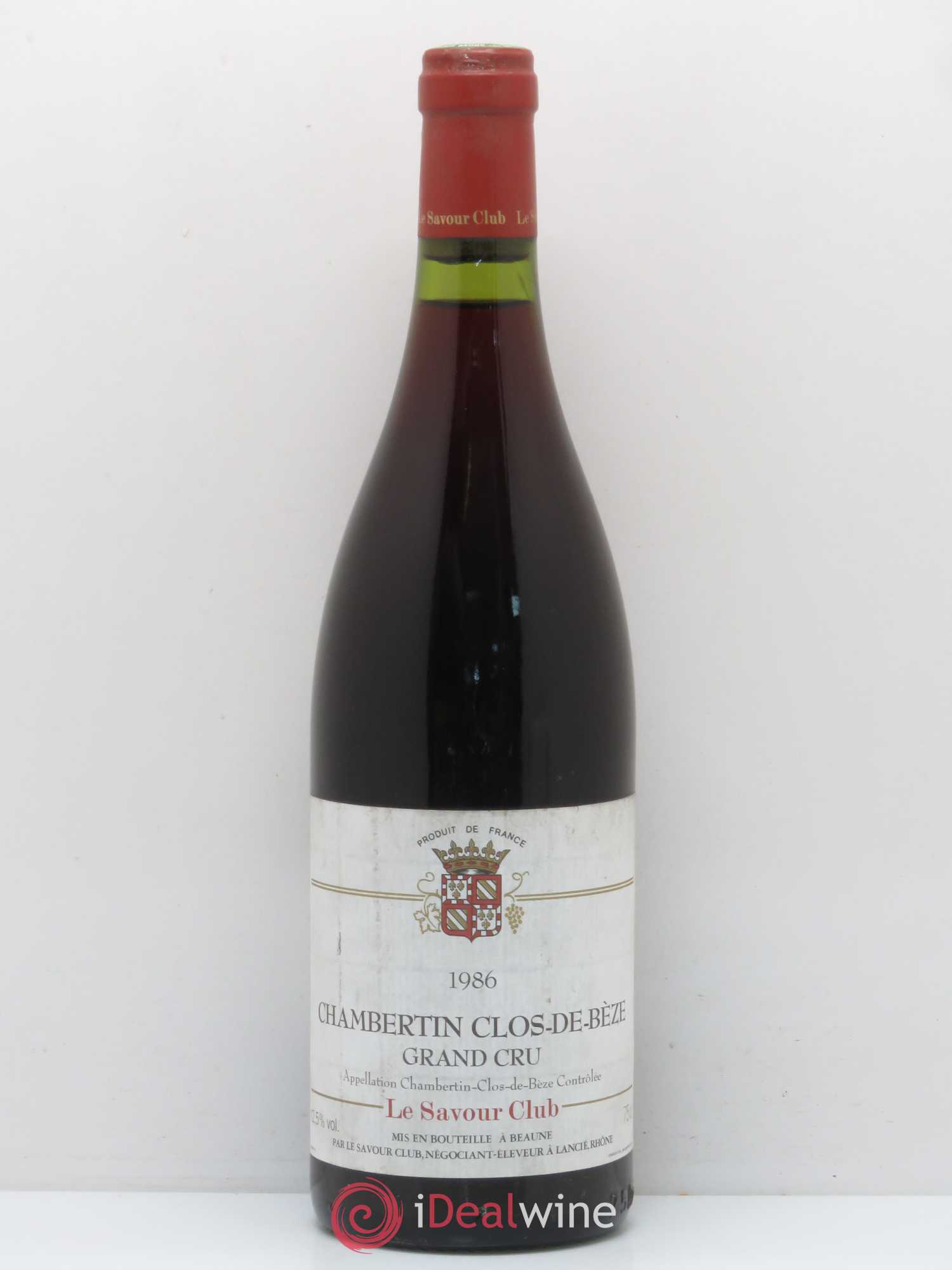 Chambertin Clos de Bèze Grand Cru Savour Club 1986 - Lot de 1 bouteille - 0