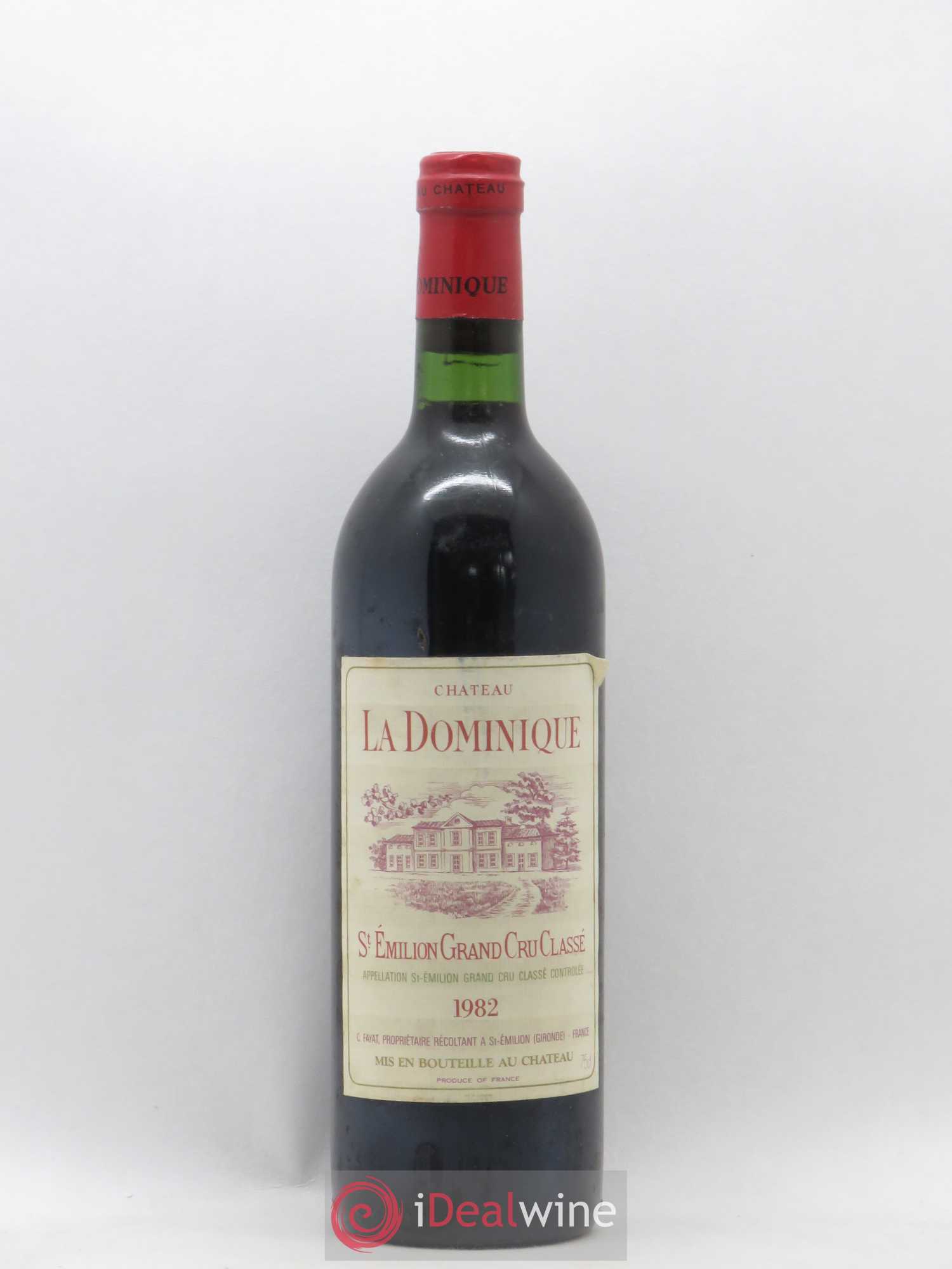 Château la Dominique Grand Cru Classé 1982 - Lot de 1 bouteille - 0