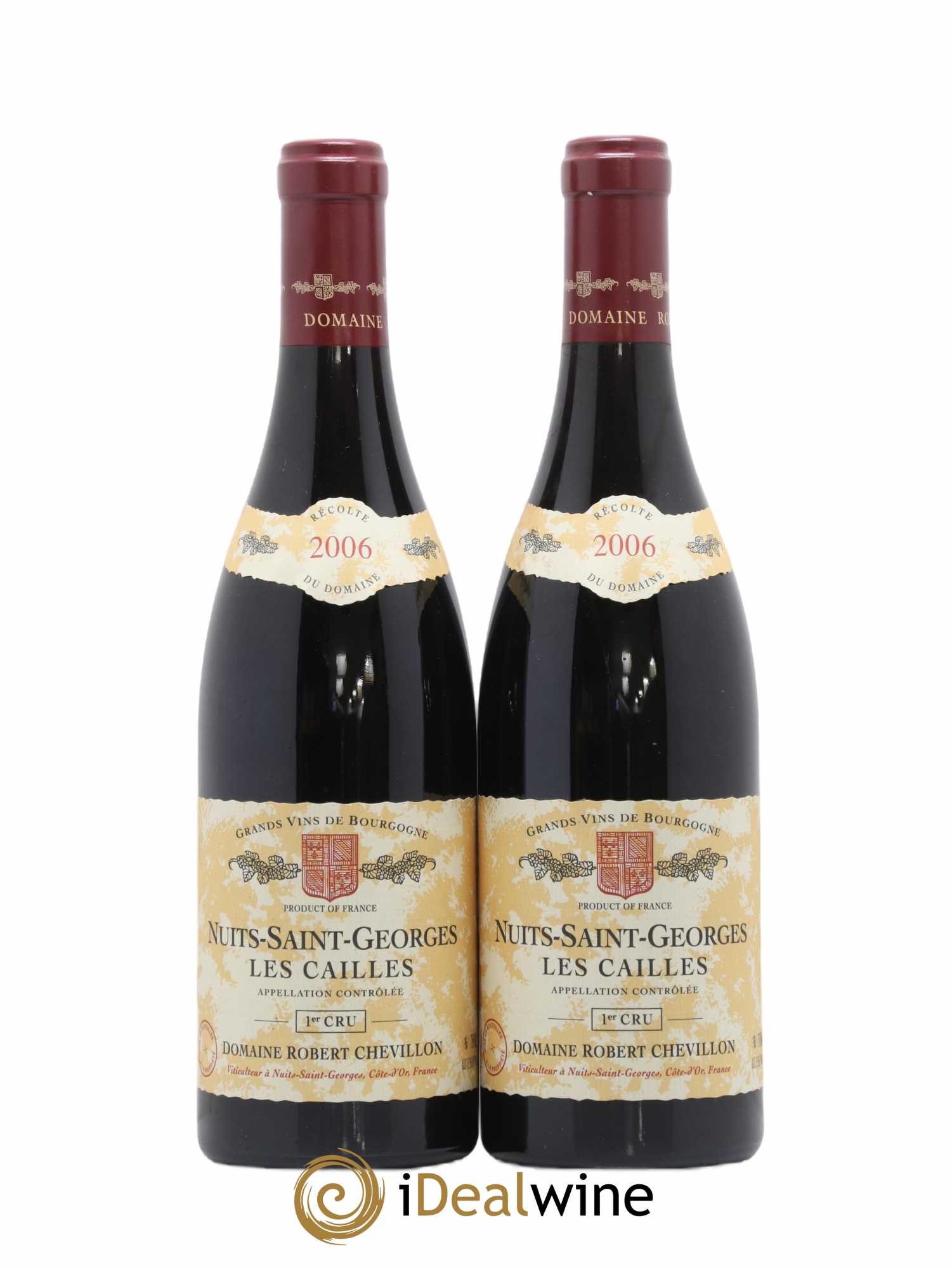 Nuits-Saint-Georges 1er Cru Les Cailles Robert Chevillon 2006 - Lot de 2 bouteilles - 0