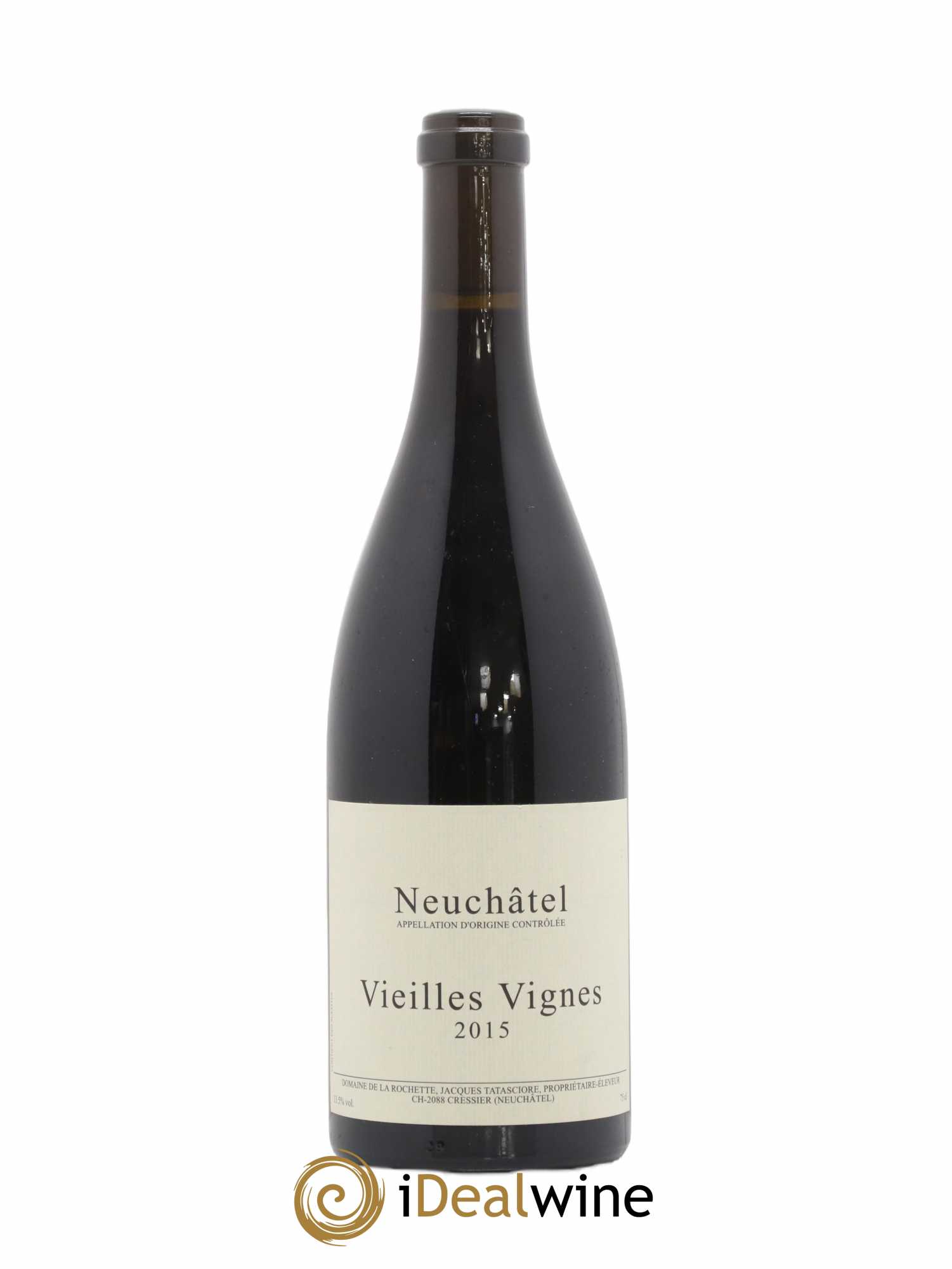 Vins Etrangers Vieilles Vignes Neuchatel Domaine De La Rochette 2015 - Posten von 1 Flasche - 0