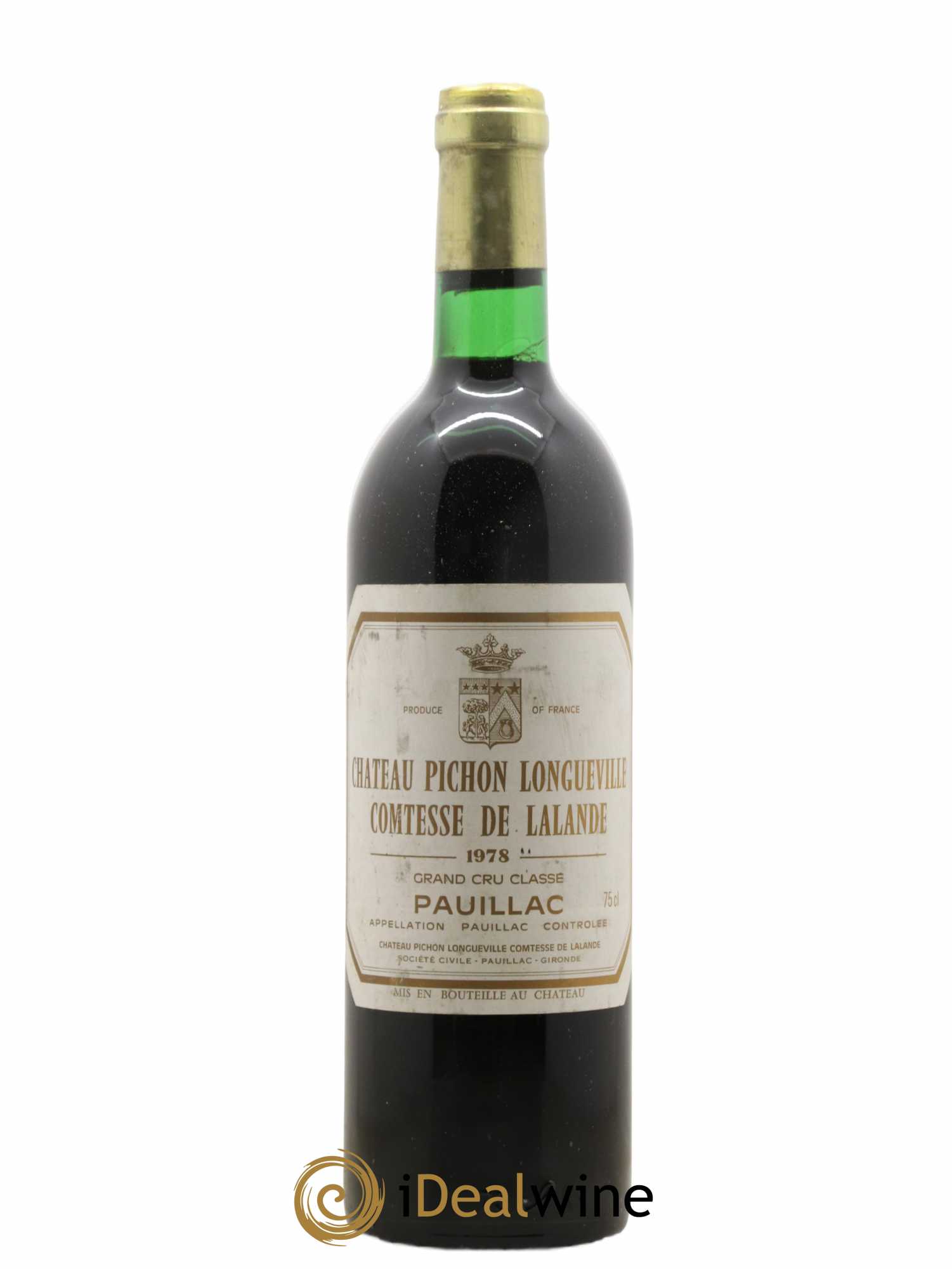 Château Pichon Longueville Comtesse de Lalande 2ème Grand Cru Classé 1978 - Lot de 1 bouteille - 0