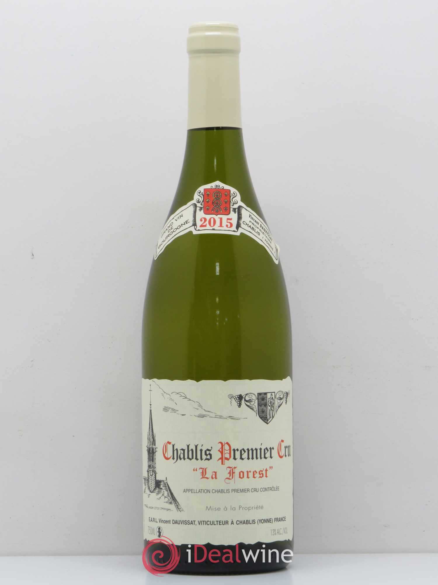 Chablis 1er Cru La Forest Vincent Dauvissat (Domaine) (sans prix de réserve) 2015 - Lot de 1 bouteille - 0