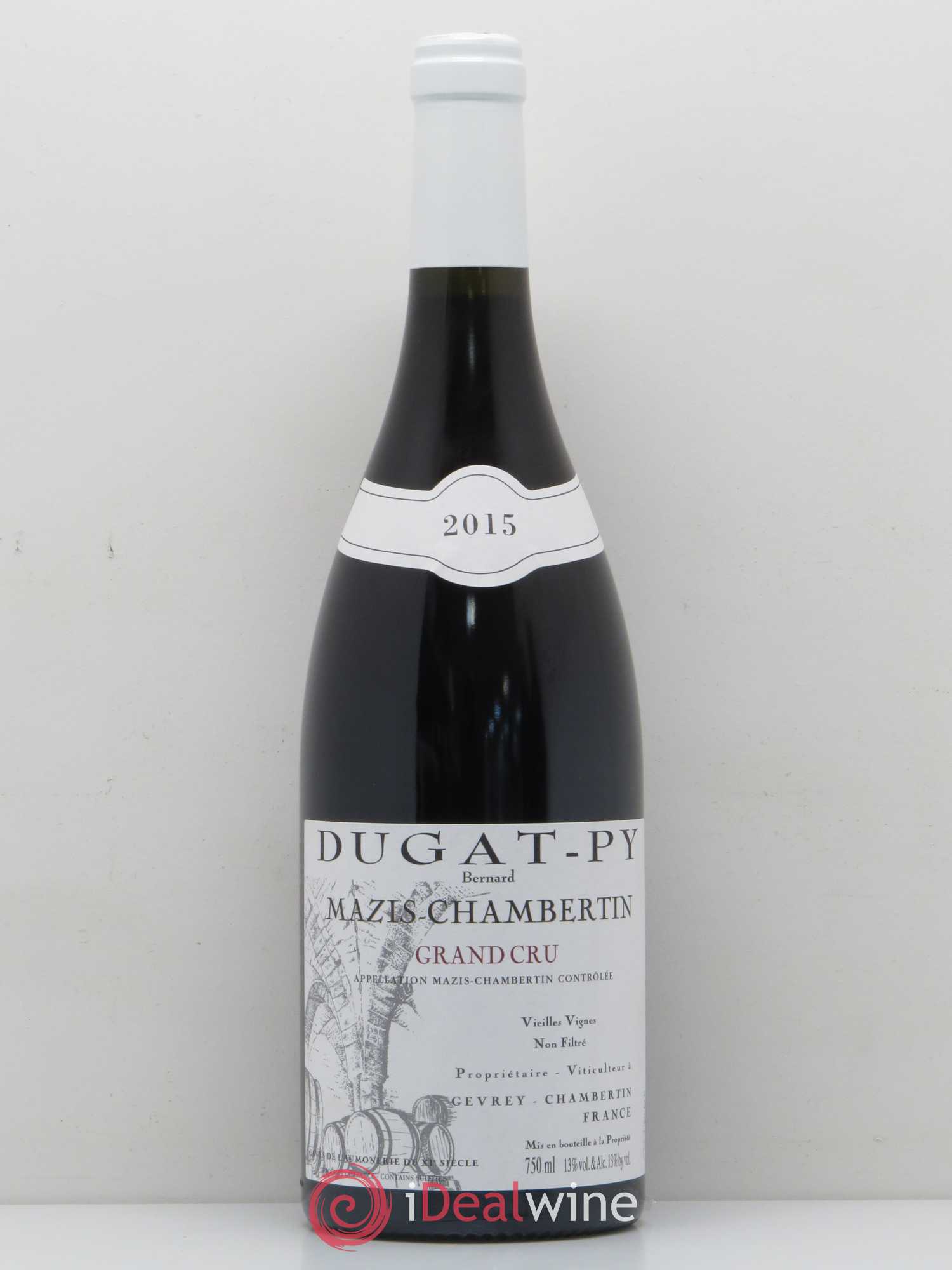Mazis-Chambertin Grand Cru Vieilles Vignes Dugat-Py 2015 - Lot de 1 bouteille - 0