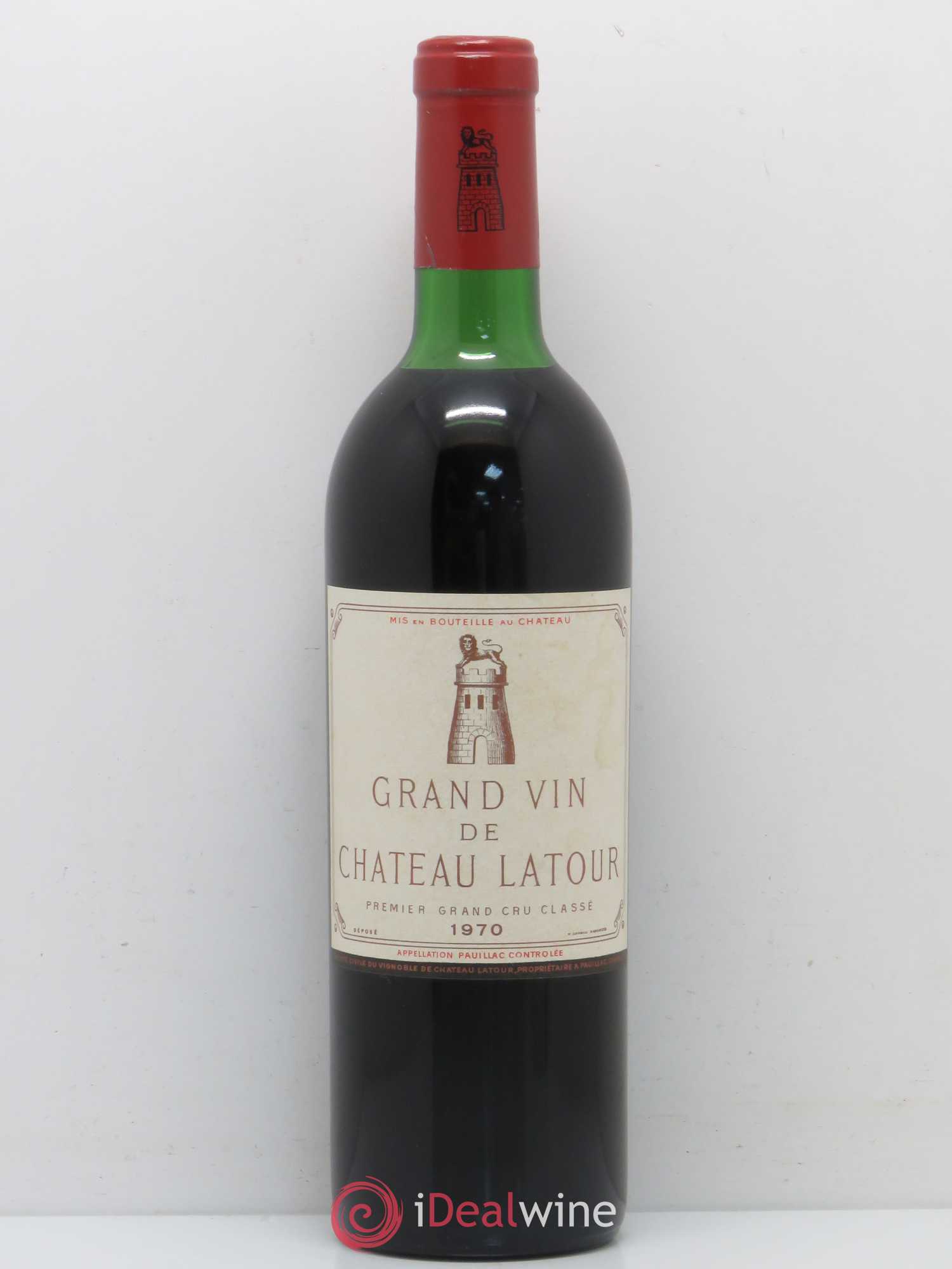 Château Latour 1er Grand Cru Classé 1970 - Lot de 1 bouteille - 0