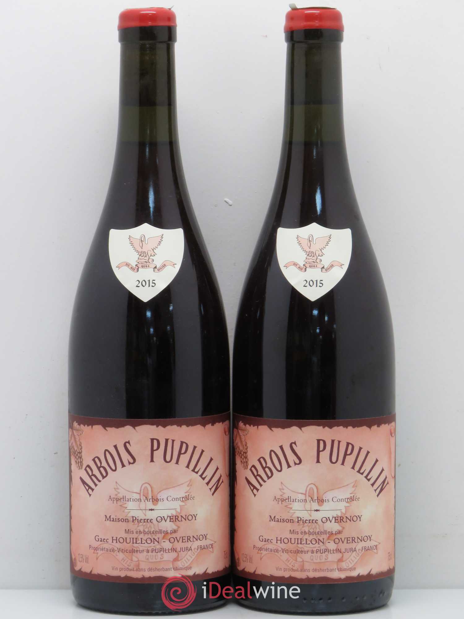 Arbois-Pupillin Poulsard (cire rouge) Overnoy-Houillon (Domaine) 2015 - Lot de 2 bouteilles - 0