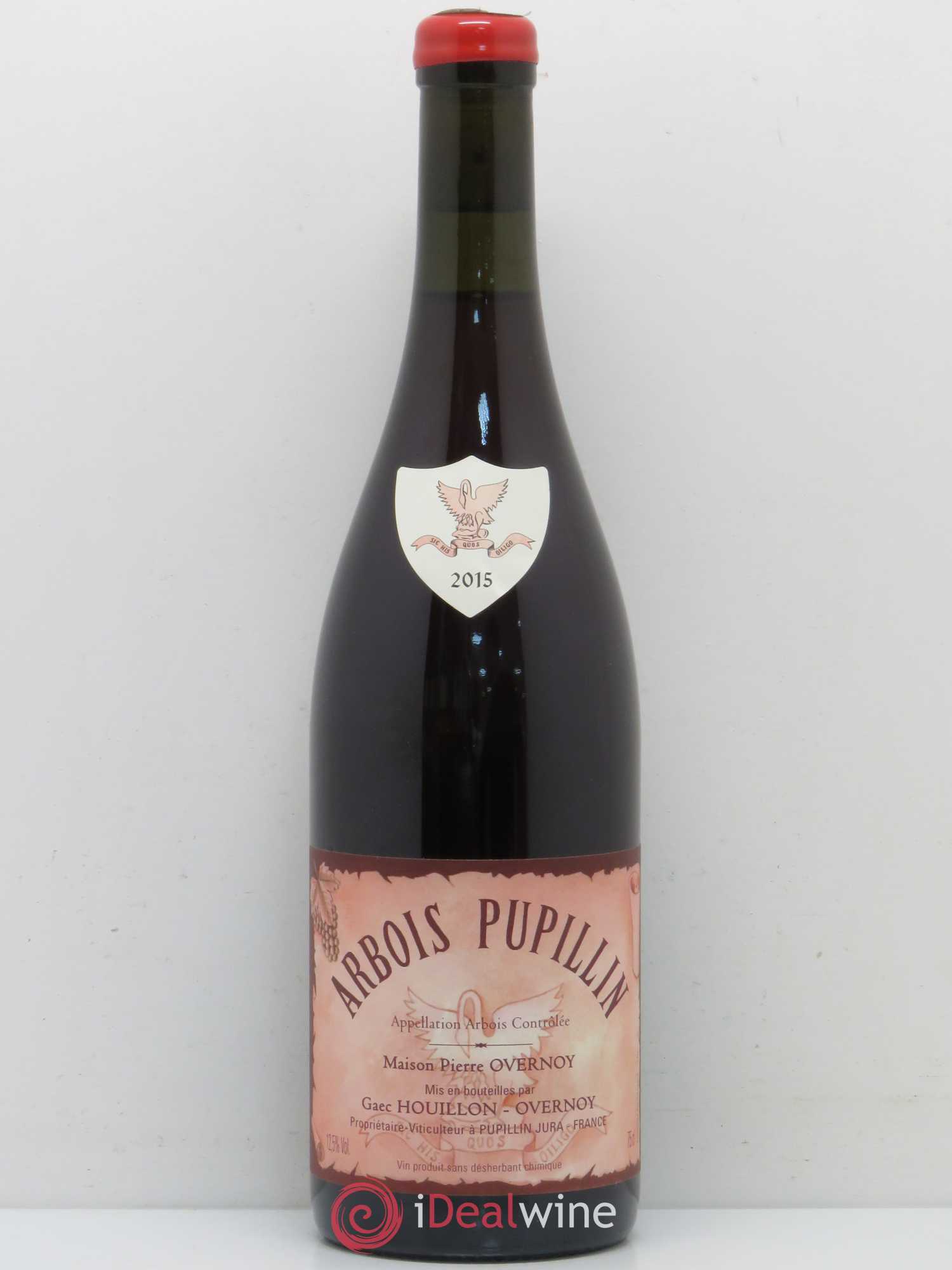 Arbois-Pupillin Poulsard (cire rouge) Overnoy-Houillon (Domaine) 2015 - Lot de 1 bouteille - 0