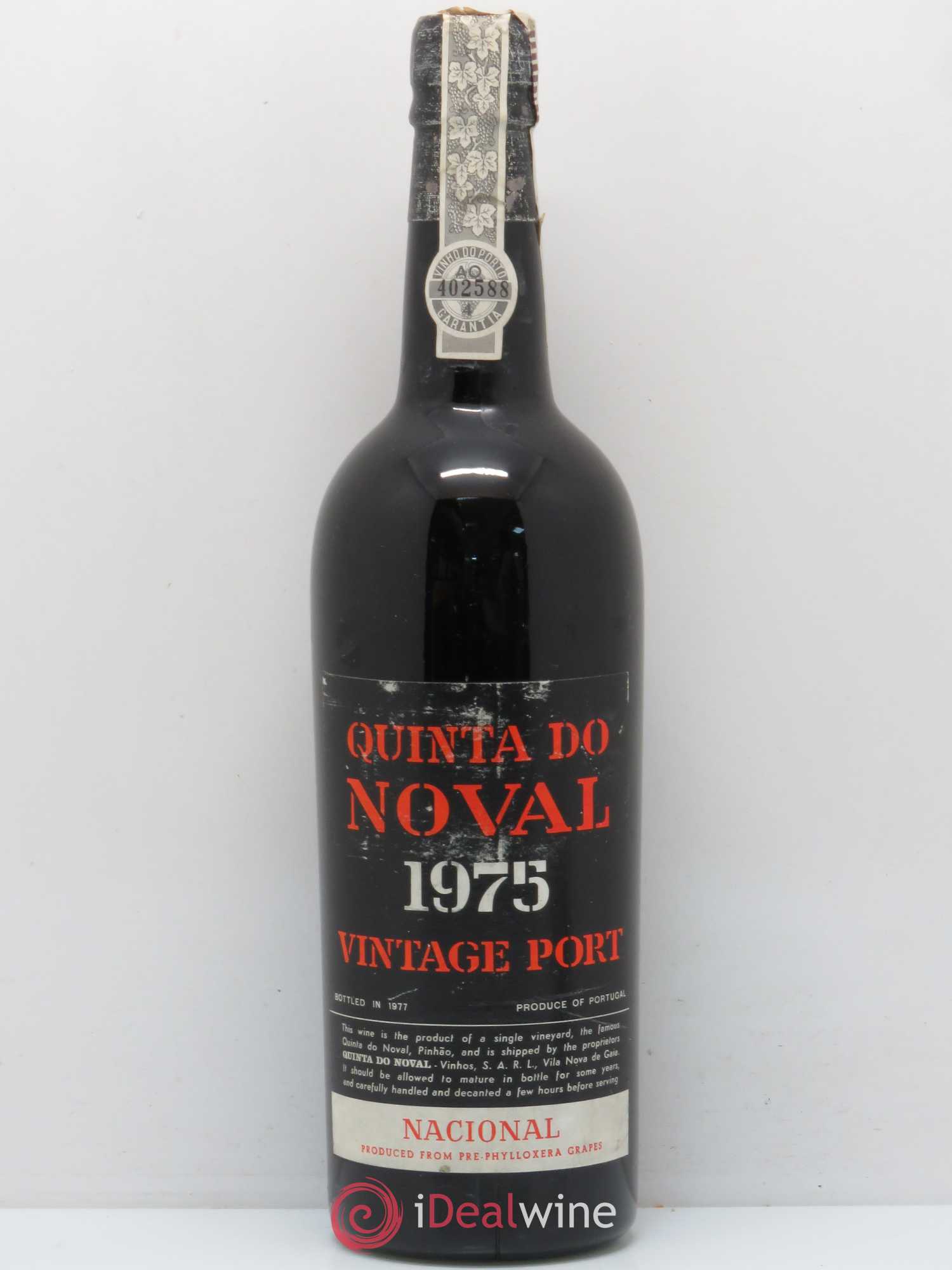 Porto Quinta Do Noval Vintage 1975 - Lot de 1 bouteille - 0