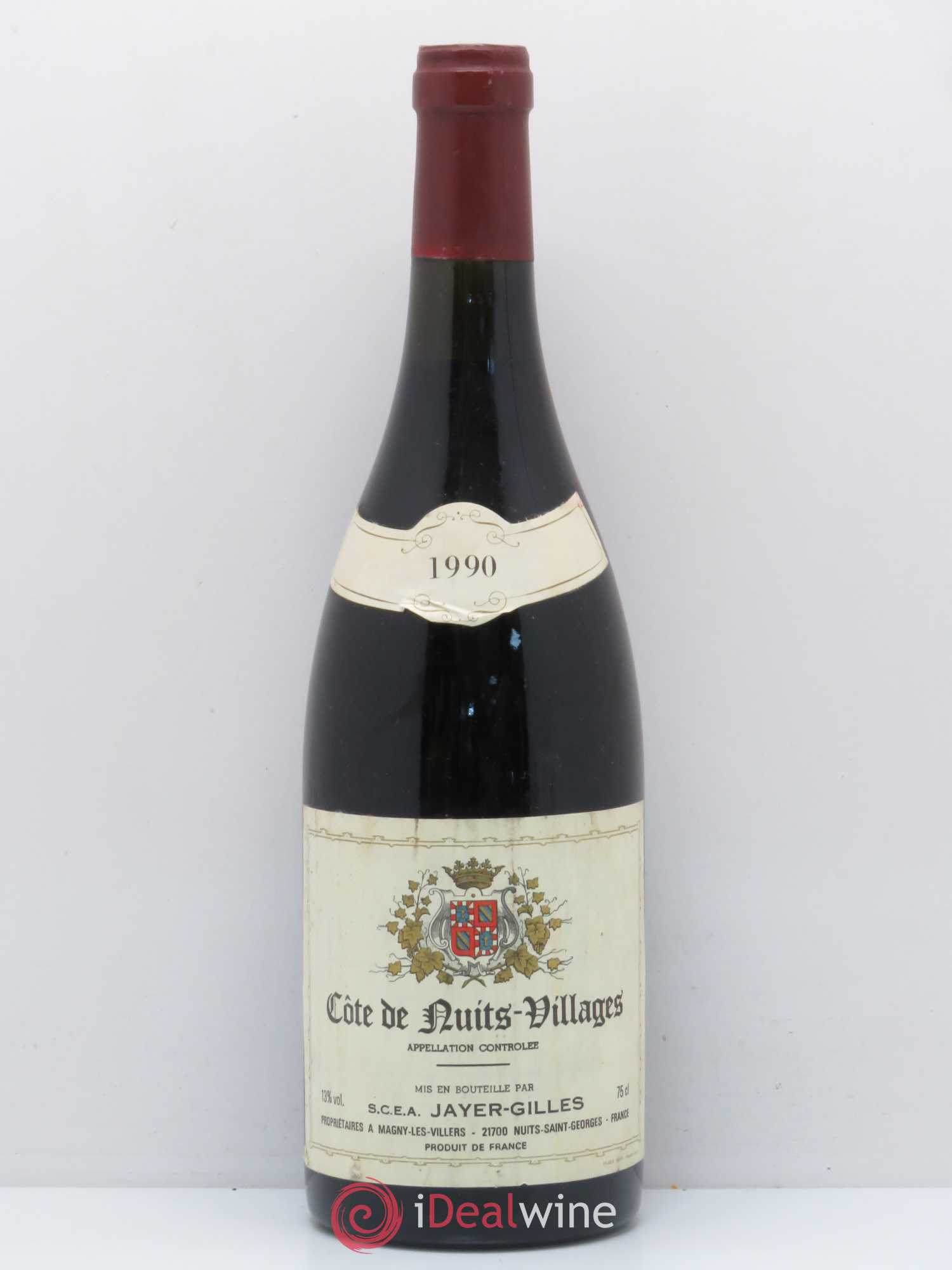 Côte de Nuits-Villages Hoffmann-Jayer (anciennement Jayer-Gilles) 1990 - Lot de 1 bouteille - 0