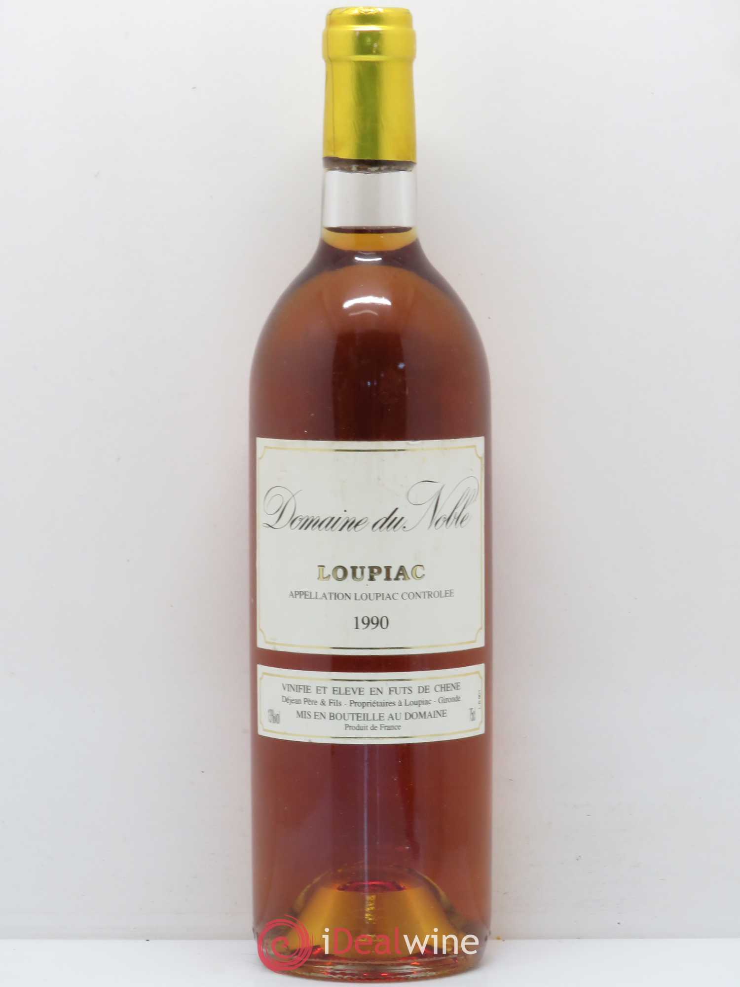 Loupiac Domaine du Noble 1990 - Lot de 1 bouteille - 0