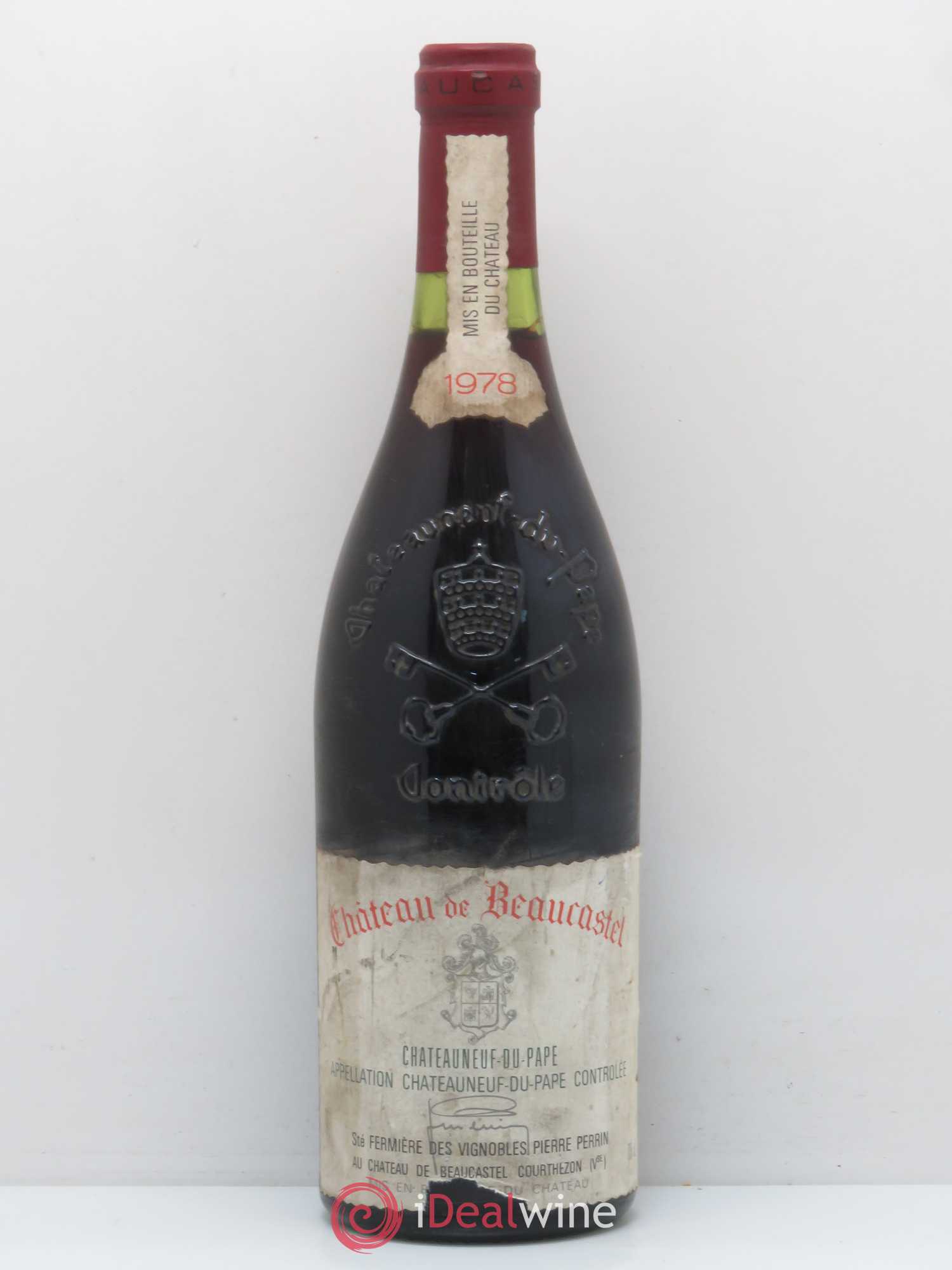 Châteauneuf-du-Pape Château de Beaucastel Famille Perrin 1978 - Lot de 1 bouteille - 0