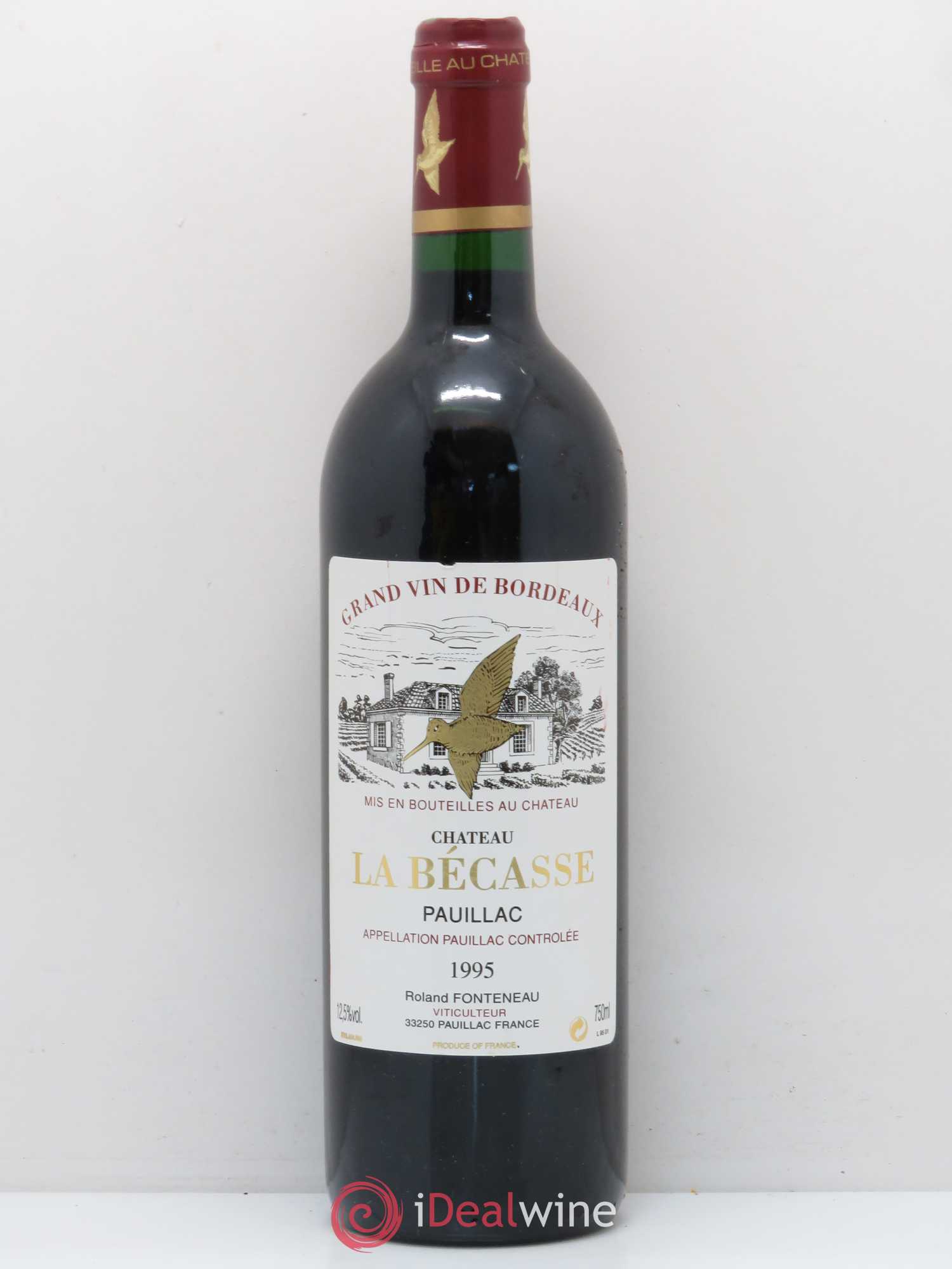 Château la Bécasse 1995 - Lot de 1 bouteille - 0