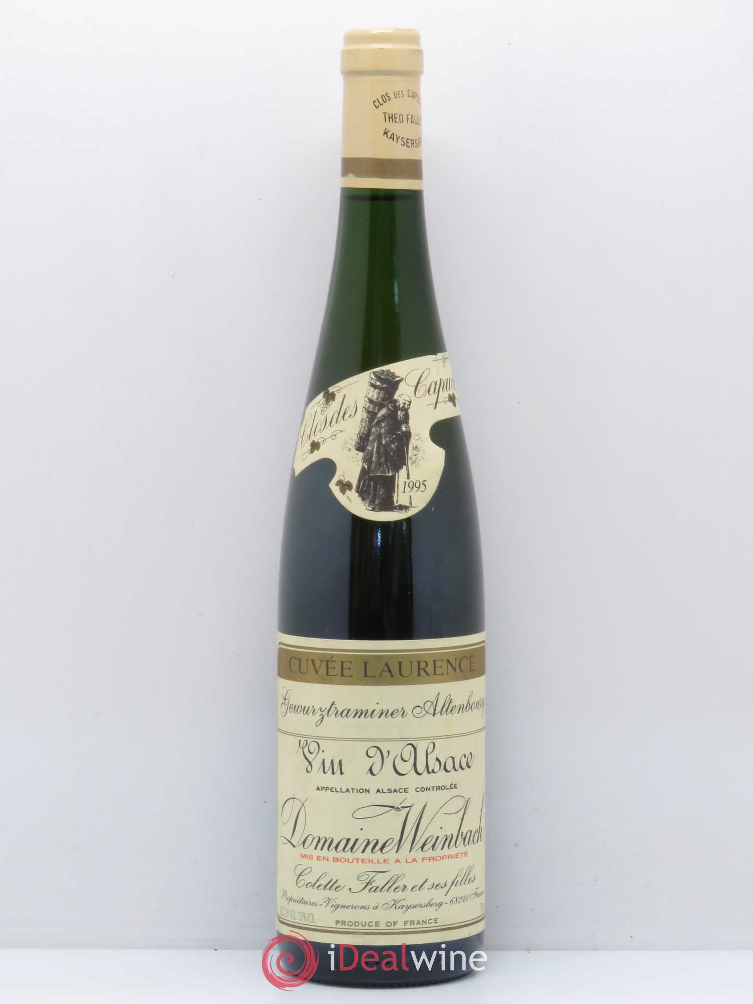 Alsace Gewurztraminer Altenbourg - Cuvée Laurence Weinbach (Domaine) 1995 - Lot de 1 bouteille - 0