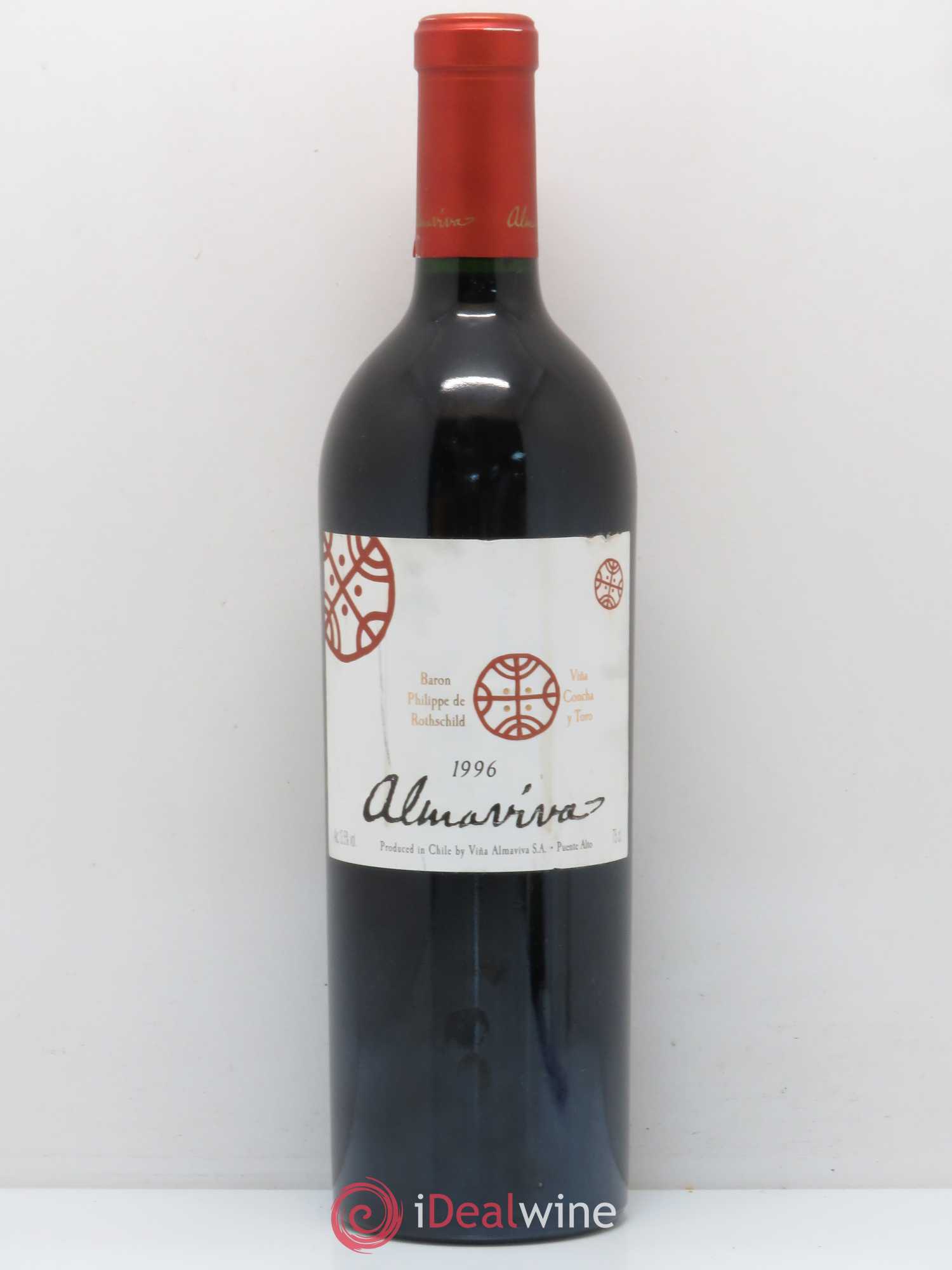 Chili Almaviva Baron P. de Rothschild Concha y Toro 1996 - Lot de 1 bouteille - 0