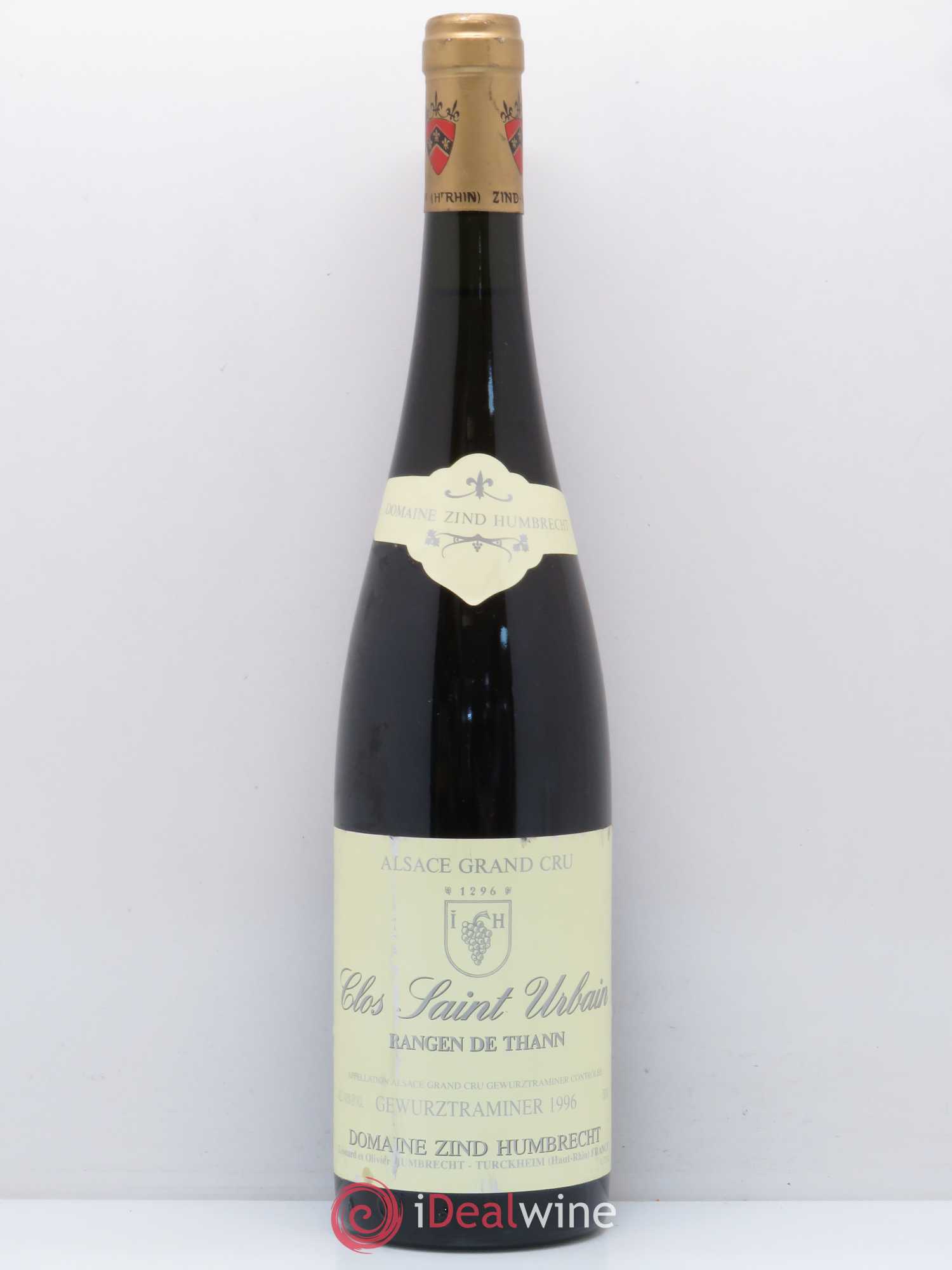 Alsace Gewurztraminer Zind-Humbrecht (Domaine) Clos Saint Urbain 1996 - Posten von 1 Flasche - 0