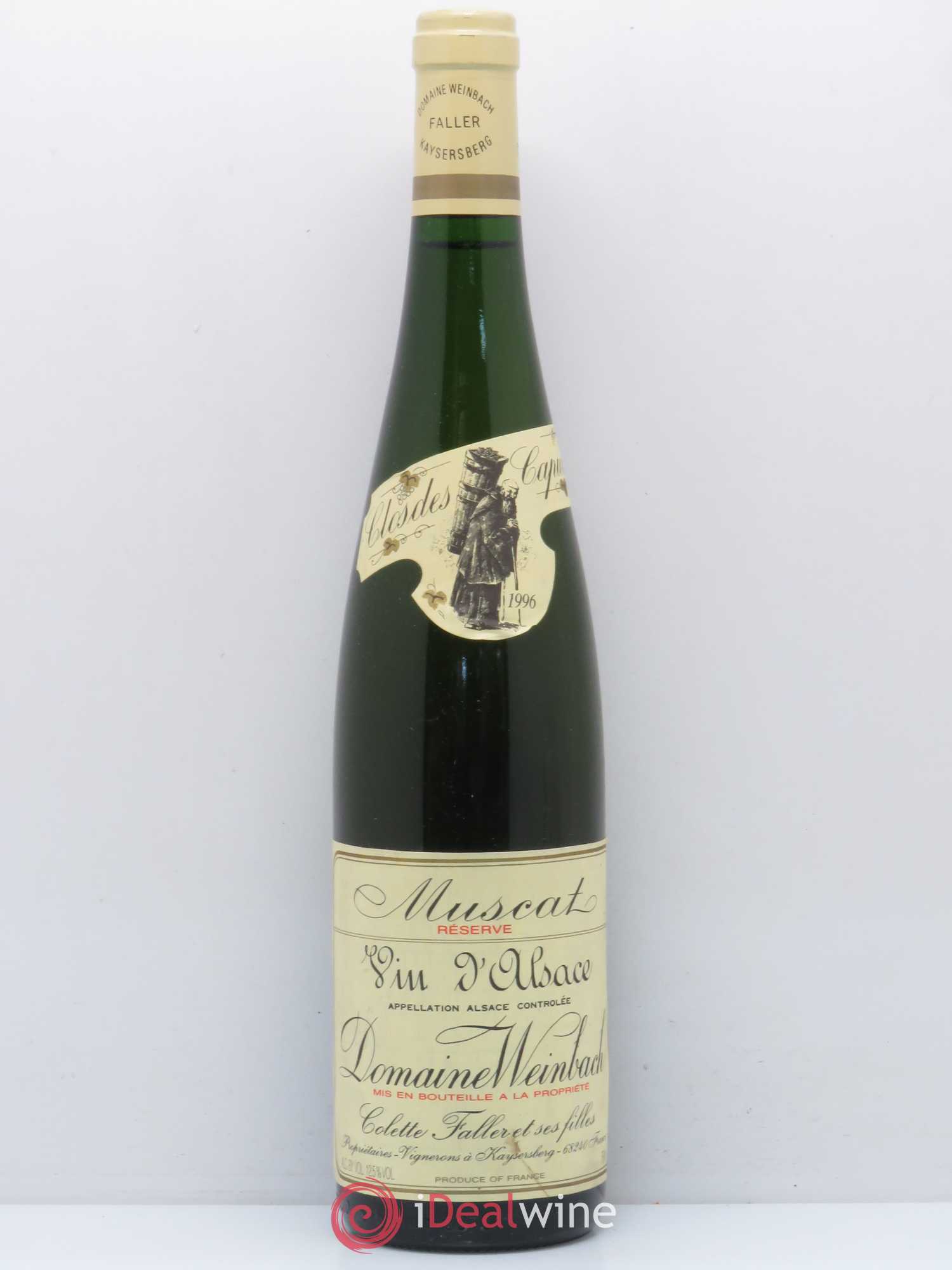 Alsace Muscat Réserve Weinbach (Domaine) 1996 - Lot de 1 bouteille - 0