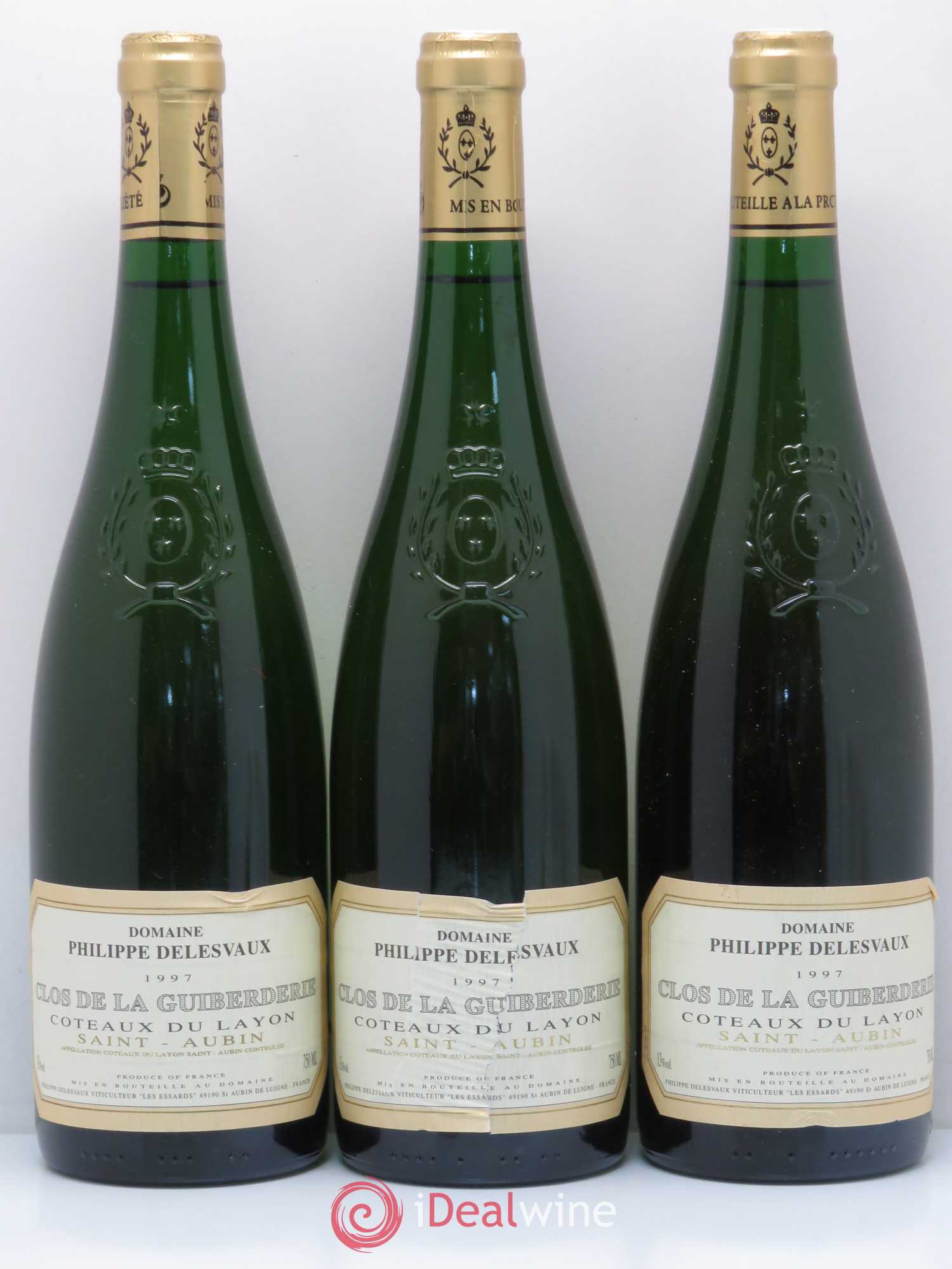 Coteaux du Layon Clos Guiberderie 1997 - Lotto di 3 bottiglie - 0