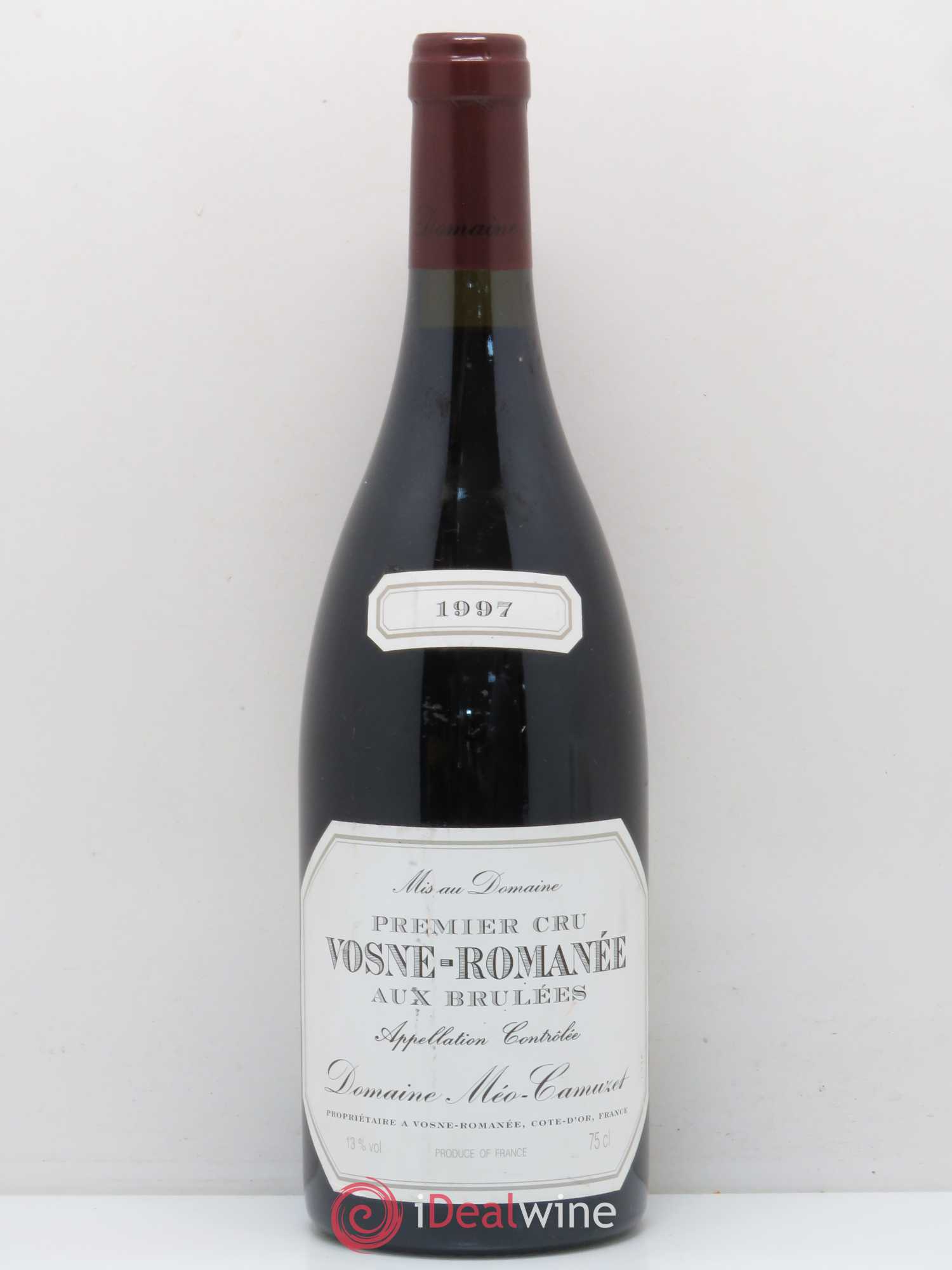 Vosne-Romanée 1er Cru Aux Brûlées Méo-Camuzet (Domaine) 1997 - Lot de 1 bouteille - 0