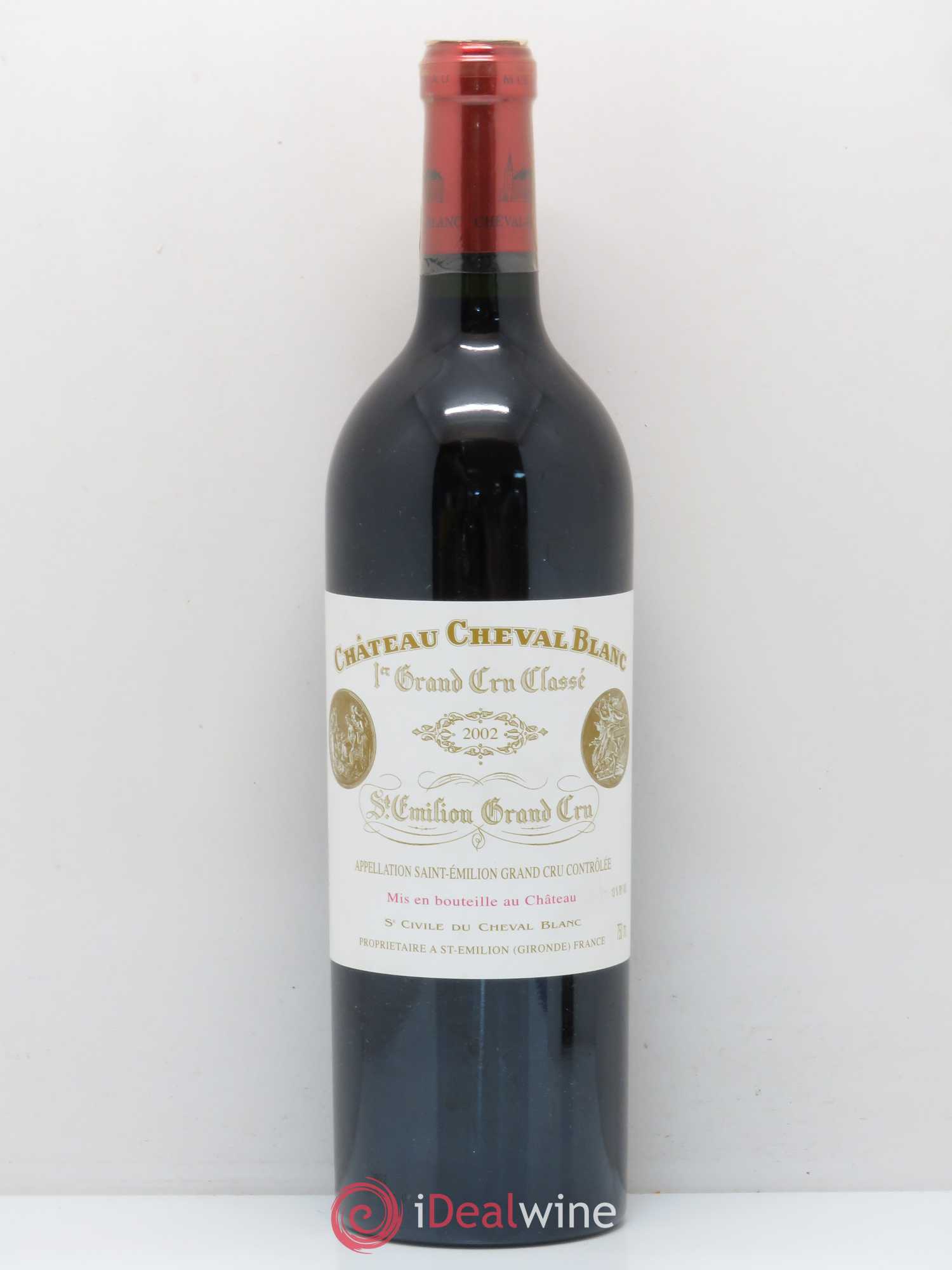 Château Cheval Blanc 1er Grand Cru Classé A 2002 - Lot de 1 bouteille - 0