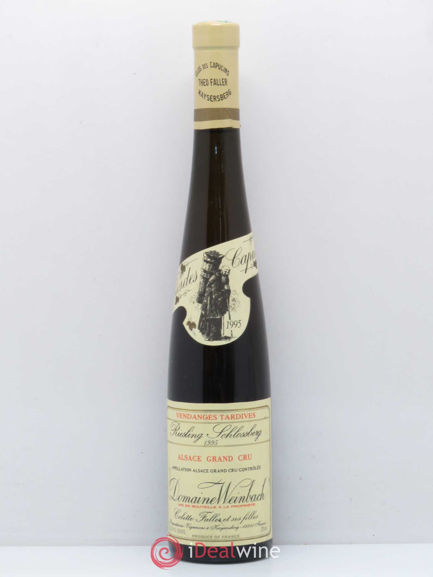 Alsace Riesling Vendanges Tardives Grand Cru Schlossberg Weinbach (Domaine) 1995 - Lotto di 1 mezza bottiglia - 0