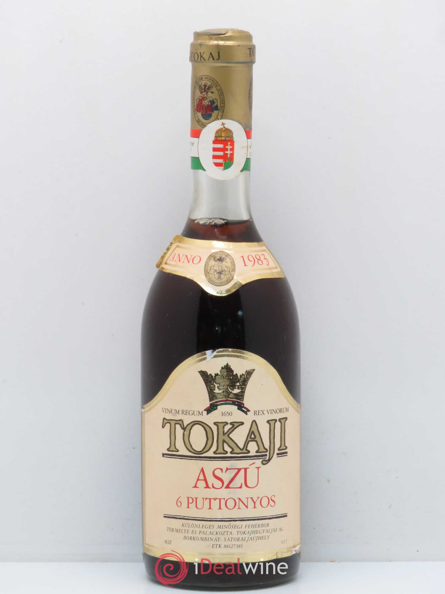 Tokaji Aszu 6 Puttonyos 1983 - Lot of 1 bottle - 0