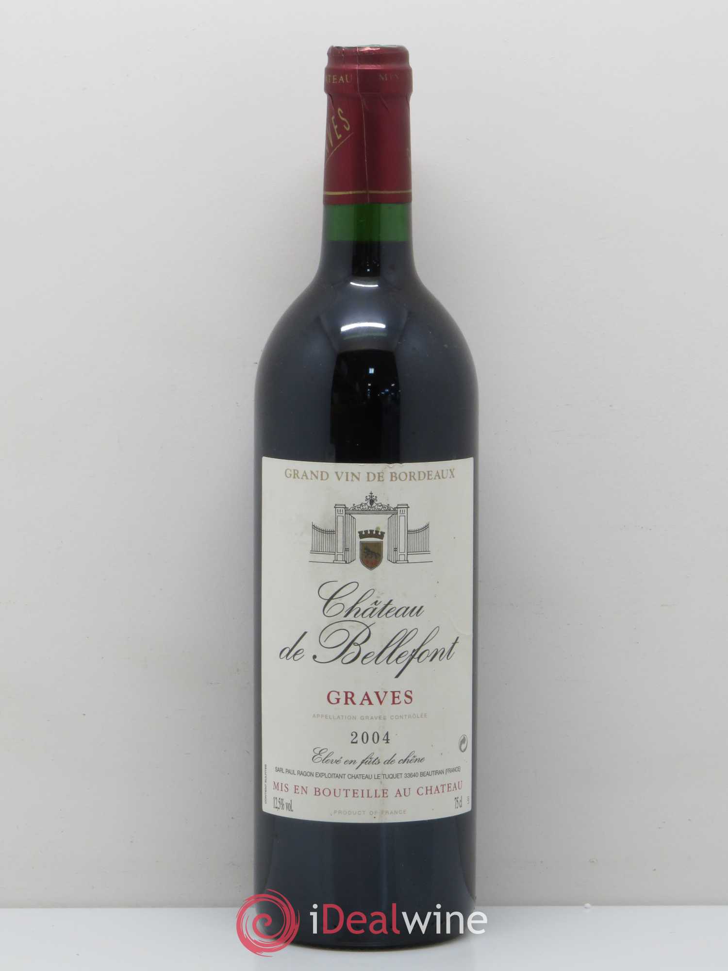 Graves Château de Bellefont 2004 - Posten von 1 Flasche - 0