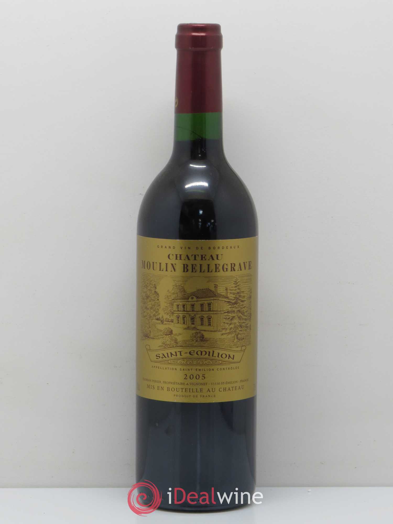 Saint-Émilion Château Moulin Bellegrave 2005 - Posten von 1 Flasche - 0