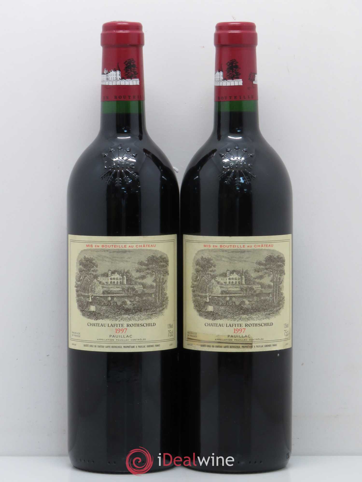 Château Lafite Rothschild 1er Grand Cru Classé 1997 - Lot de 2 bouteilles - 0