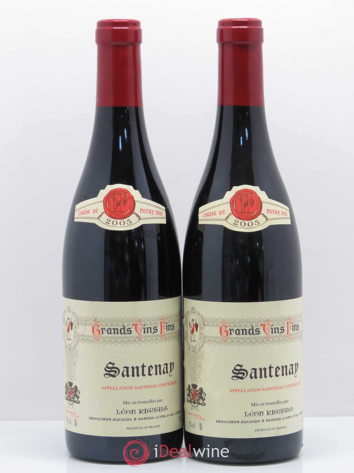 Santenay Léon Rigault 2005 - Lot de 2 bouteilles - 0