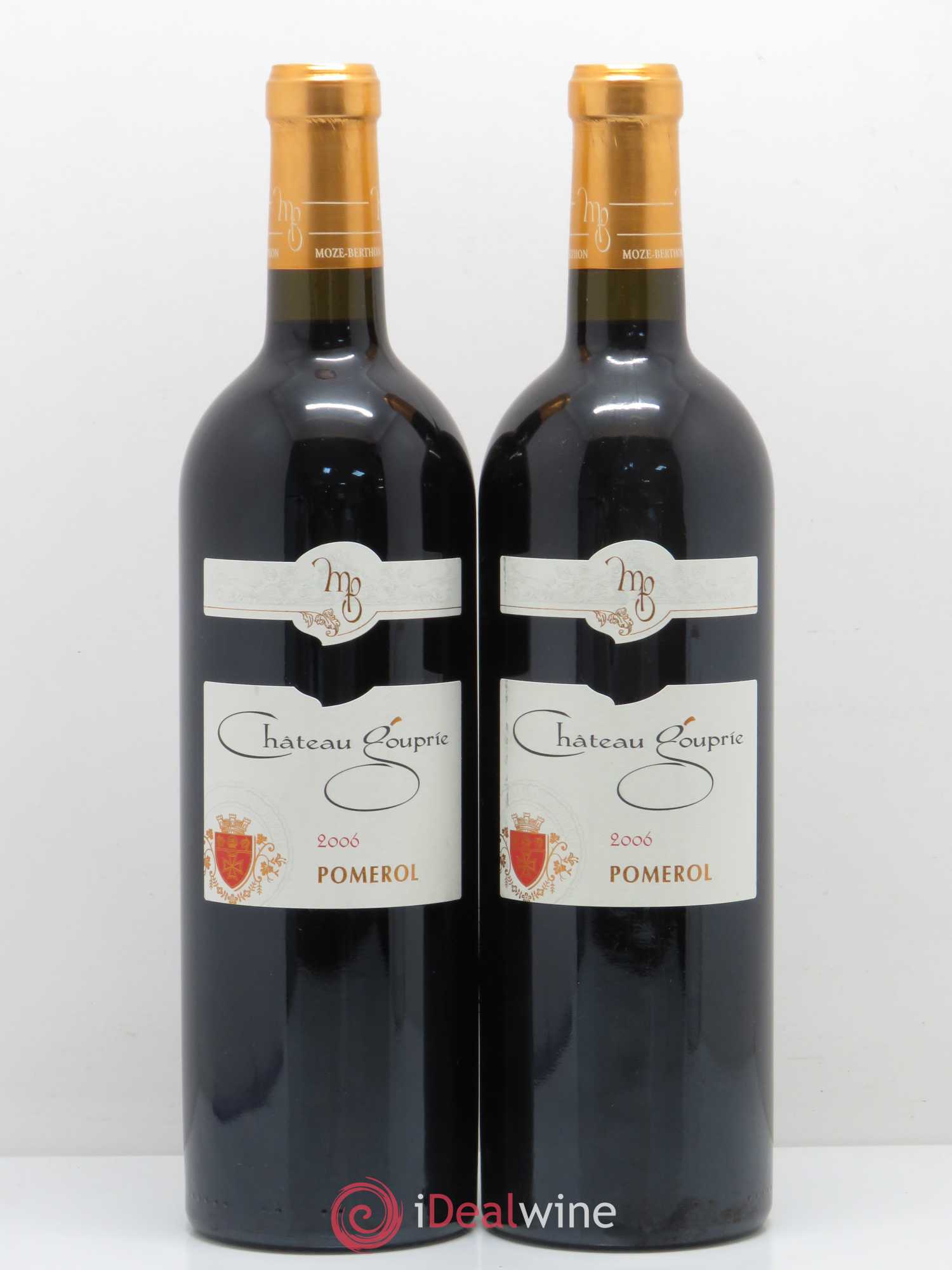 Pomerol Chateau Gouprie 2006 - Posten von 2 Flaschen - 0