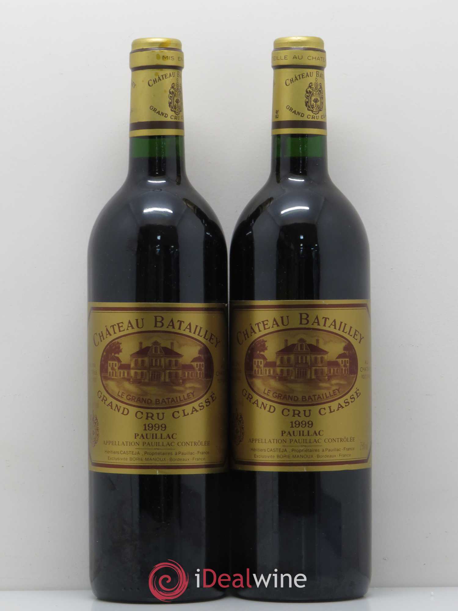 Château Batailley 5ème Grand Cru Classé 1999 - Lot de 2 bouteilles - 0
