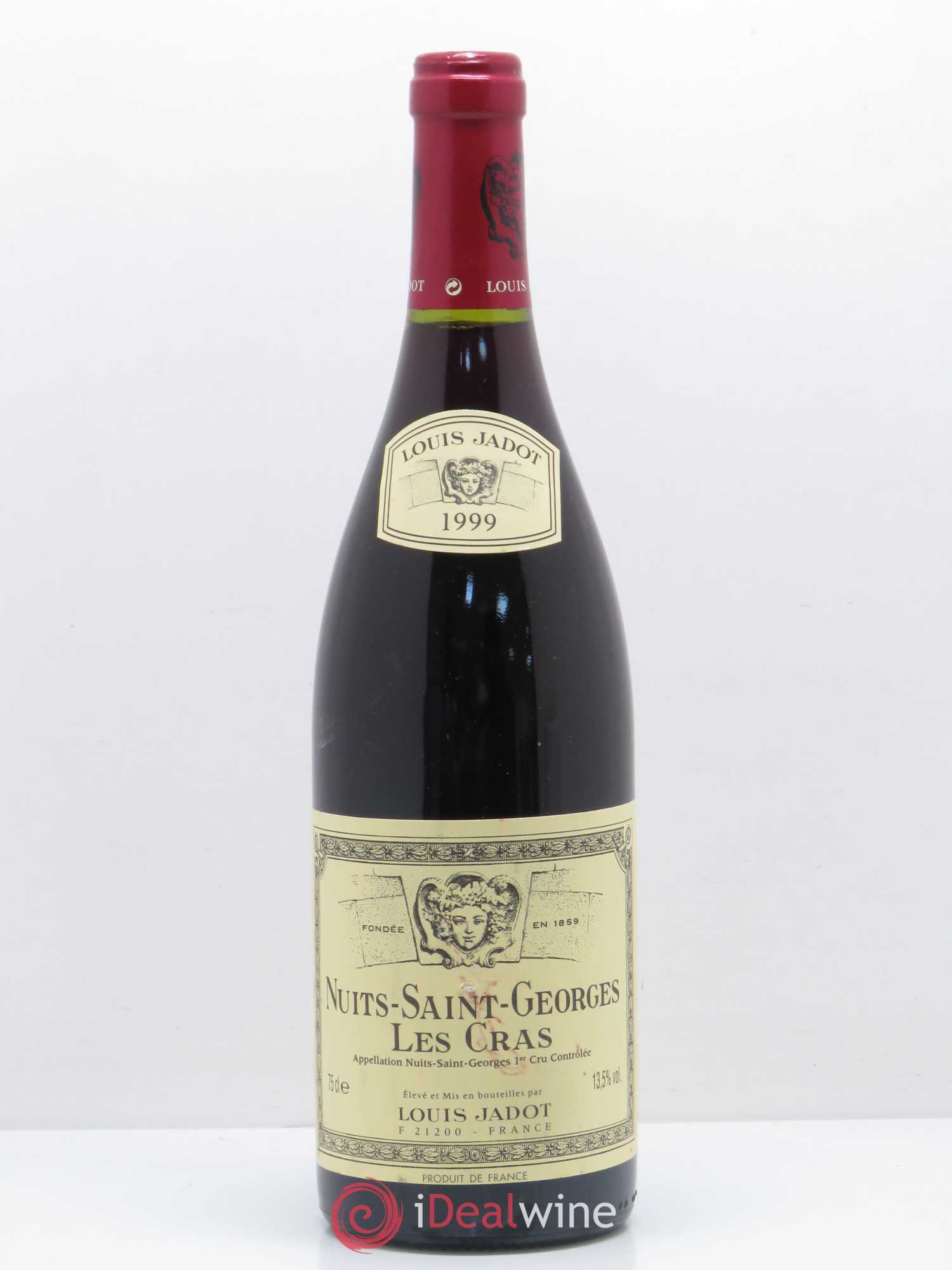 Nuits-Saint-Georges 1er Cru Les Cras Maison Louis Jadot 1999 - Posten von 1 Flasche - 0