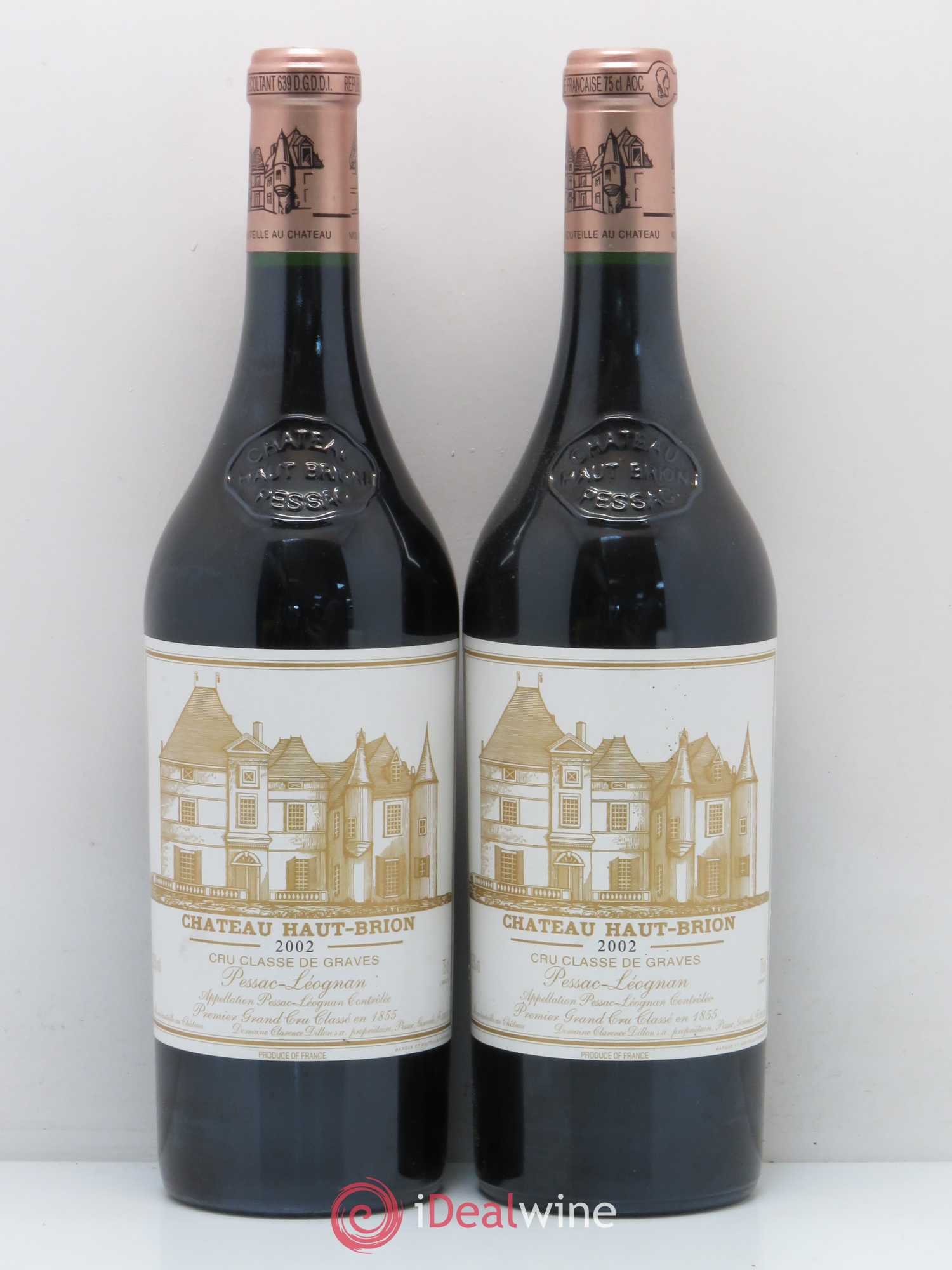 Château Haut Brion 1er Grand Cru Classé 2002 - Lot de 4 bouteilles - 2