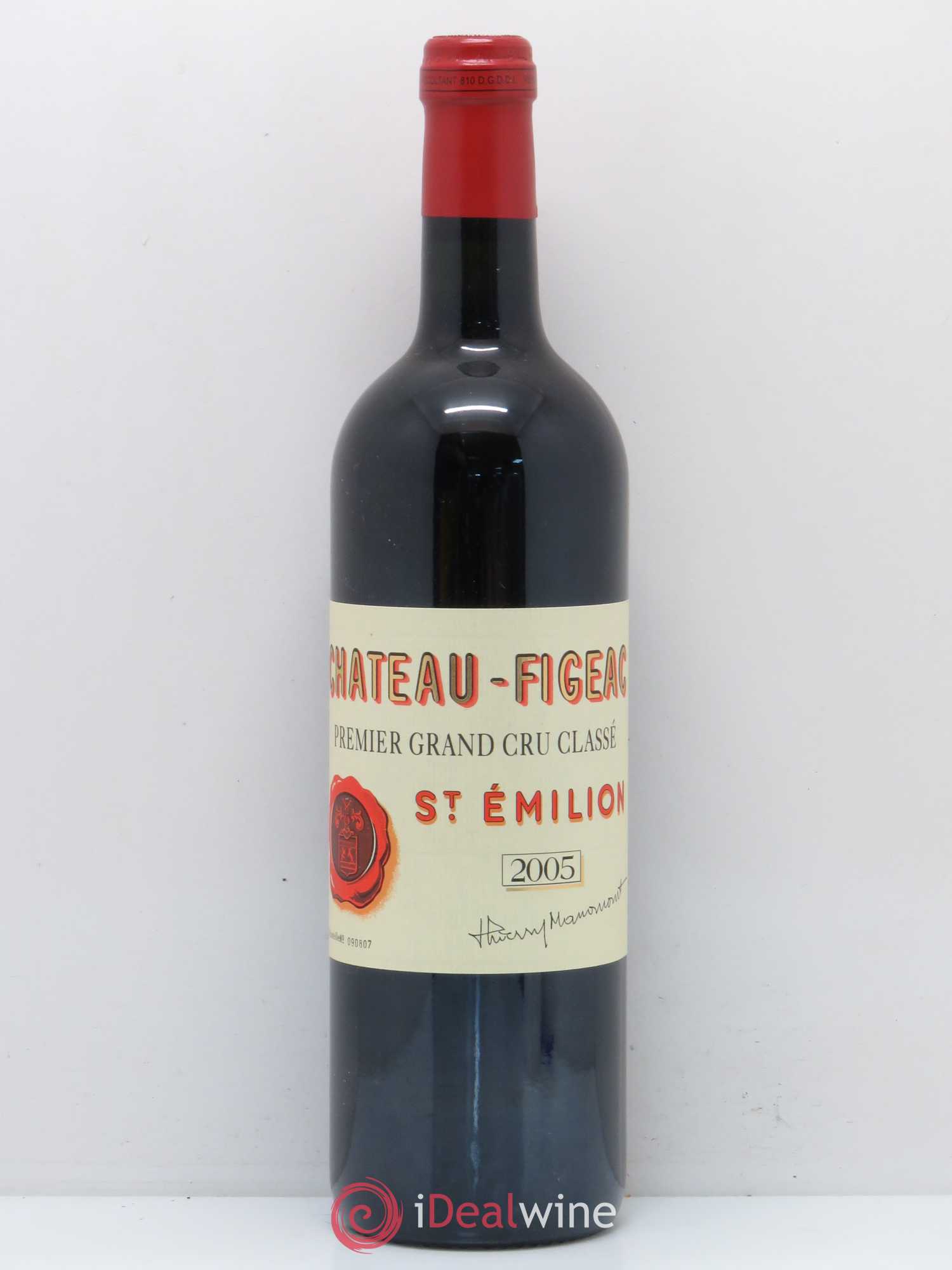 Château Figeac 1er Grand Cru Classé A 2005 - Lot de 1 bouteille - 0