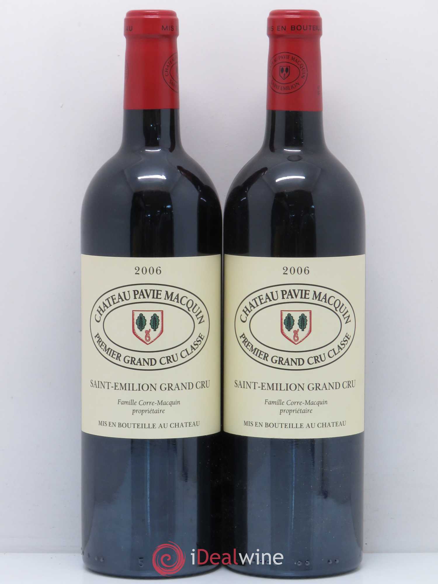Château Pavie Macquin 1er Grand Cru Classé B 2006 - Lot de 2 bouteilles - 0