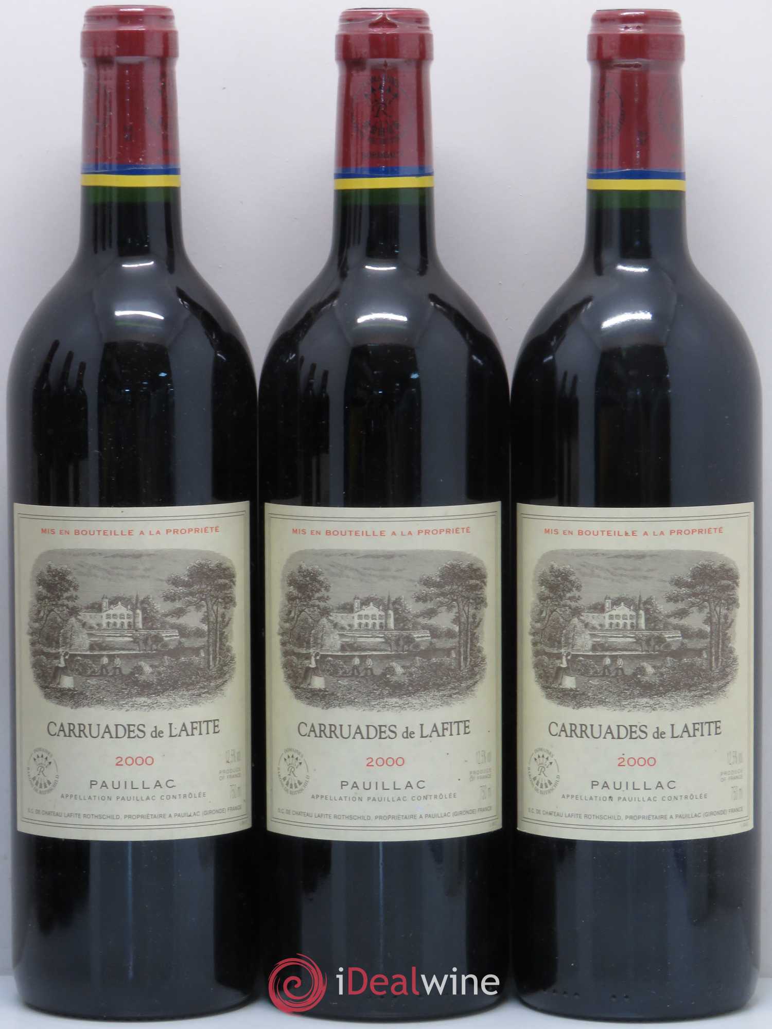 Carruades de Lafite Rothschild Second Vin 2000 - Lot de 6 bouteilles - 1
