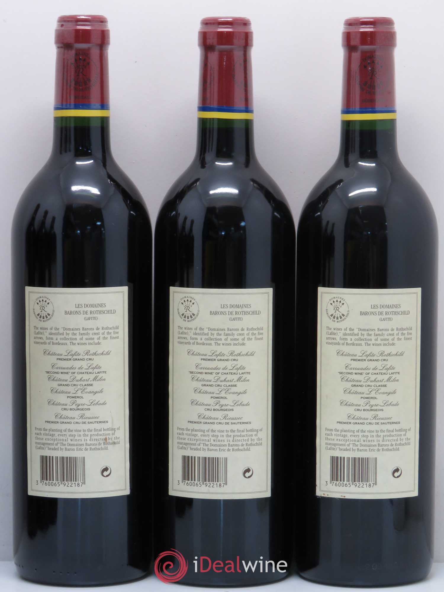 Carruades de Lafite Rothschild Second Vin 2000 - Lot de 6 bouteilles - 2
