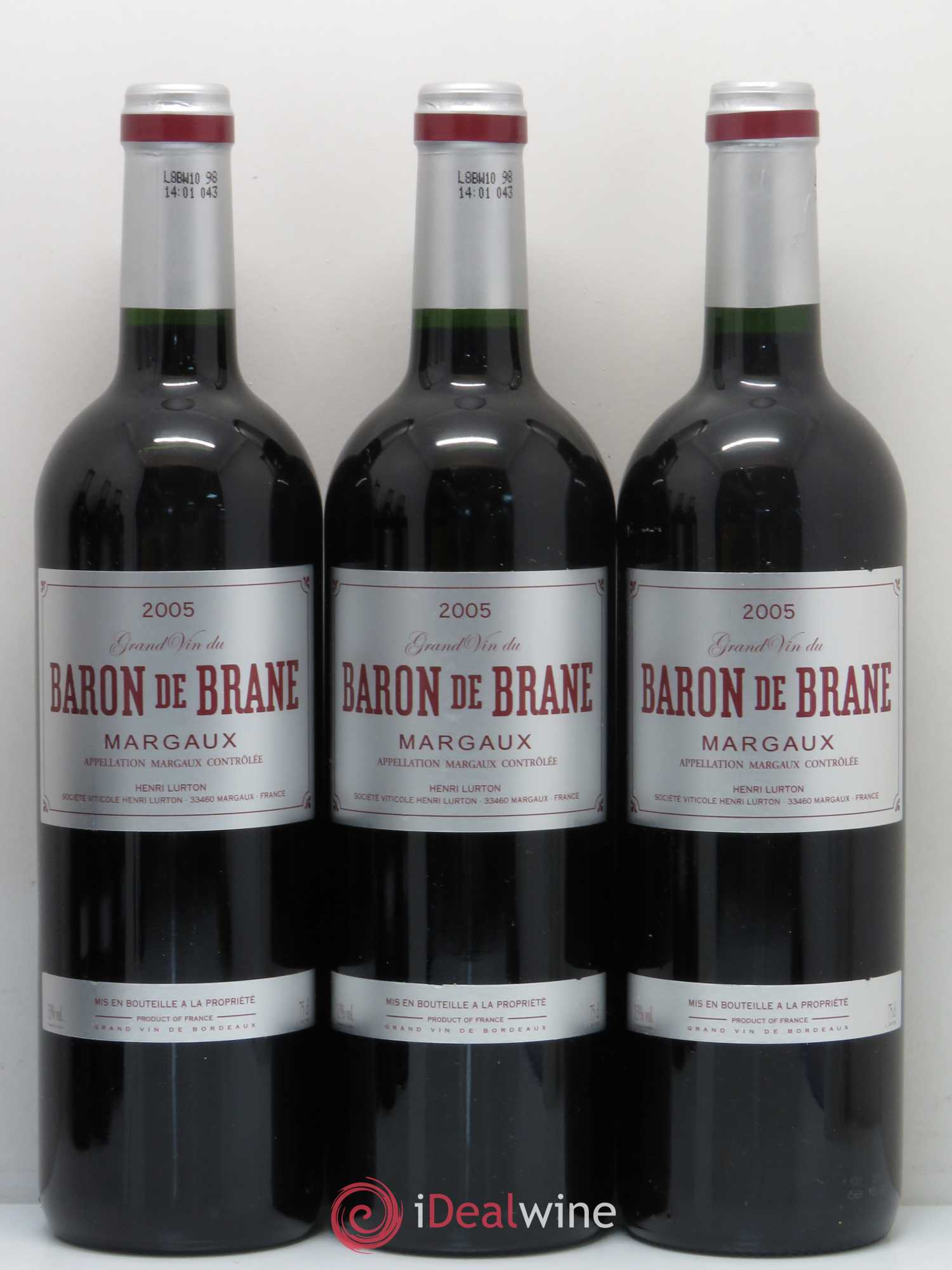 Baron de Brane Second Vin 2005 - Lot de 6 bouteilles - 1