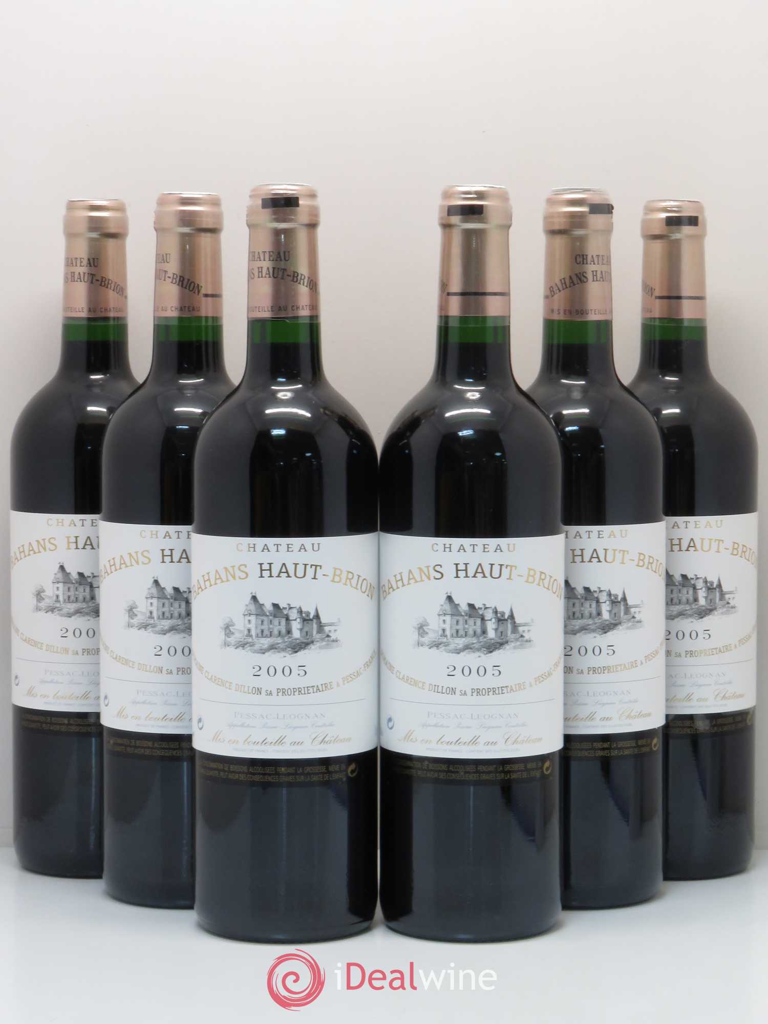 Clarence (Bahans) de Haut-Brion Second Vin 2005 - Lot de 6 bouteilles - 0