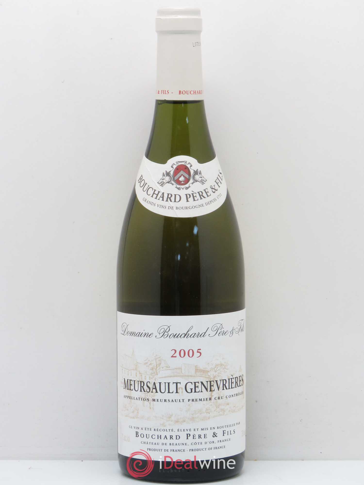 Meursault 1er Cru Genevrières Bouchard Père & Fils 2005 - Lot de 1 bouteille - 0
