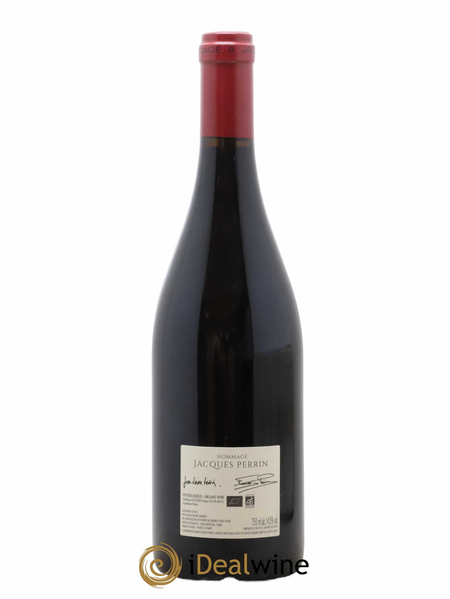 Châteauneuf-du-Pape Château de Beaucastel Hommage à Jacques Perrin Famille Perrin 2020 - Lot of 1 bottle - 1