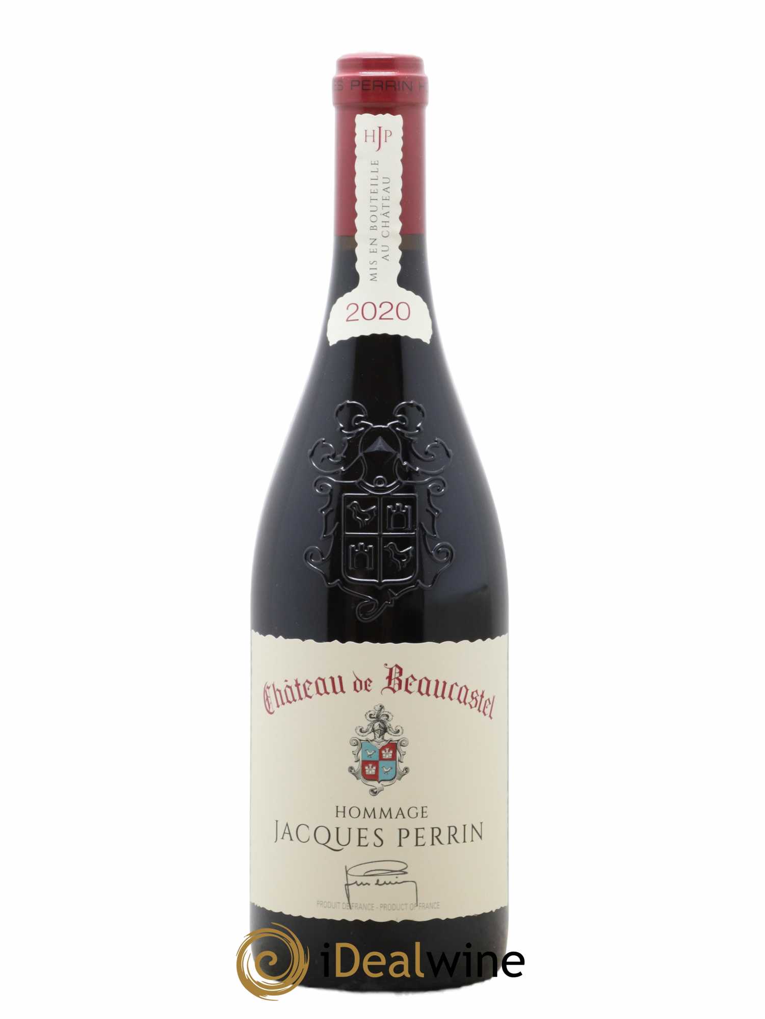 Châteauneuf-du-Pape Château de Beaucastel Hommage à Jacques Perrin Famille Perrin 2020 - Lot of 1 bottle - 0